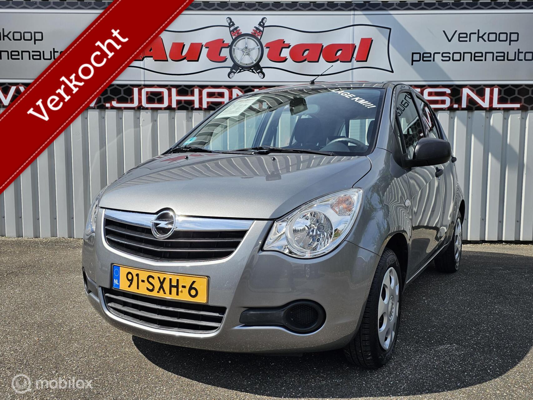 Opel Agila 1.0 Selection I NAP I Boekjes I Lage km's ! 2011 - voorkant