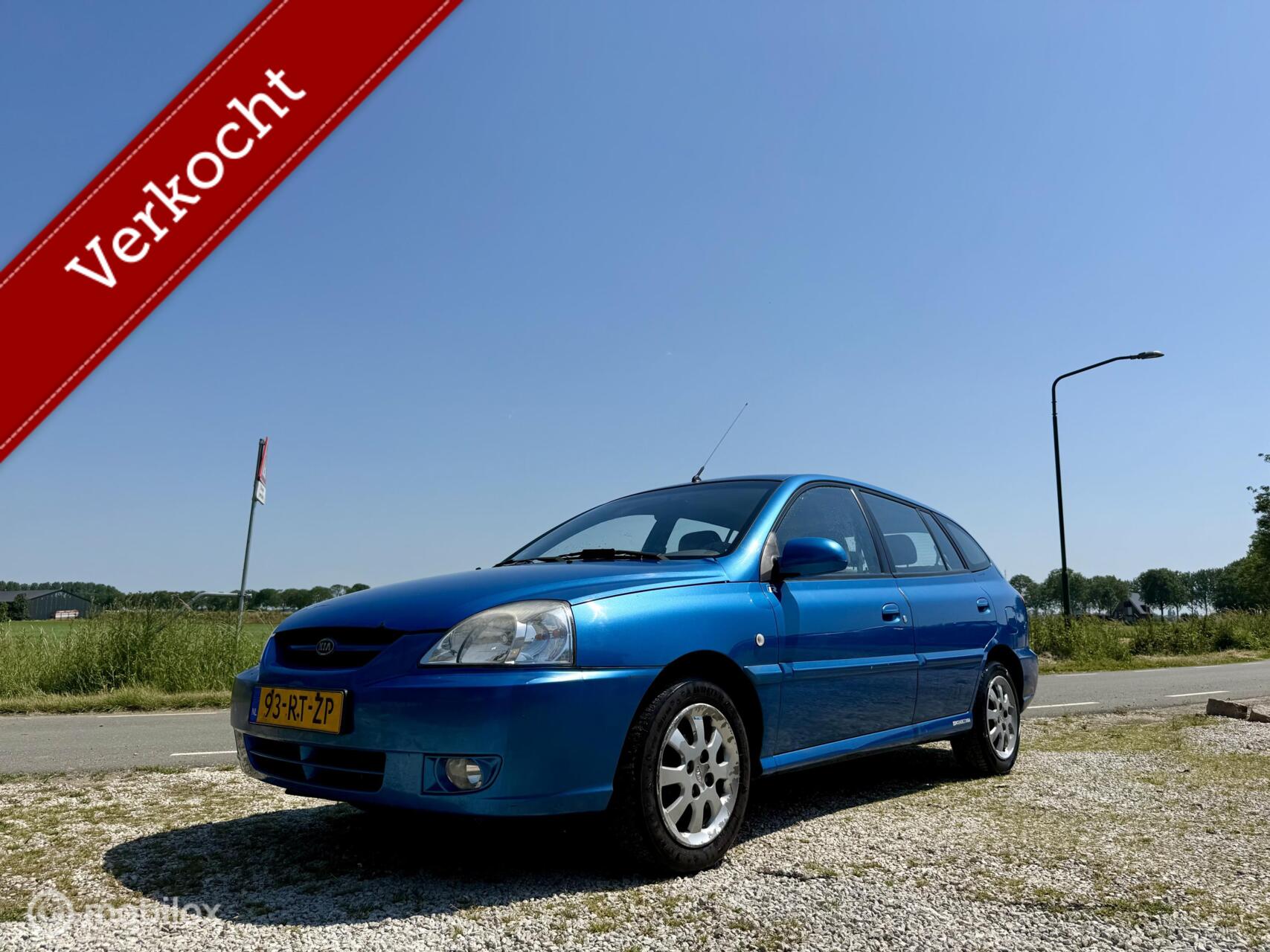 Kia Kia Rio 1.5 X-treme, BJ 2005, Airco, APK Apr 2027, Zuinig 2005 - voorkant