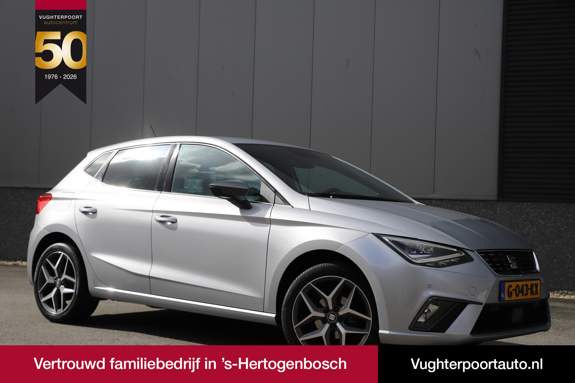Seat Ibiza 1.0 TSI 96pk FR *Xcellence*/Copper/LED/Carplay/17"/Cruise 2019 - voorkant