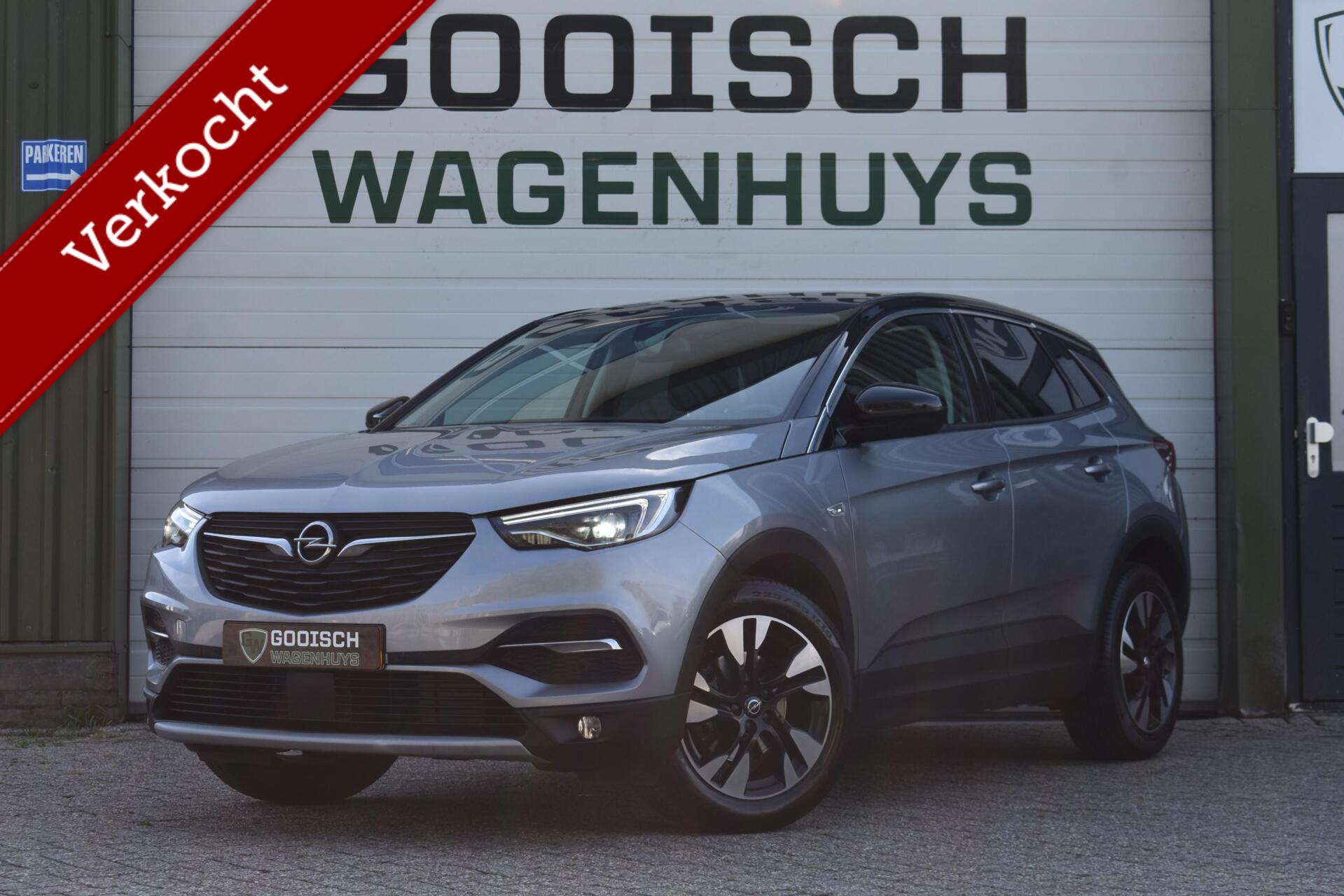 Opel Grandland X 1.2 Turbo Innovation | Leder | Memory | 100% Onderhouden | 2019 - voorkant