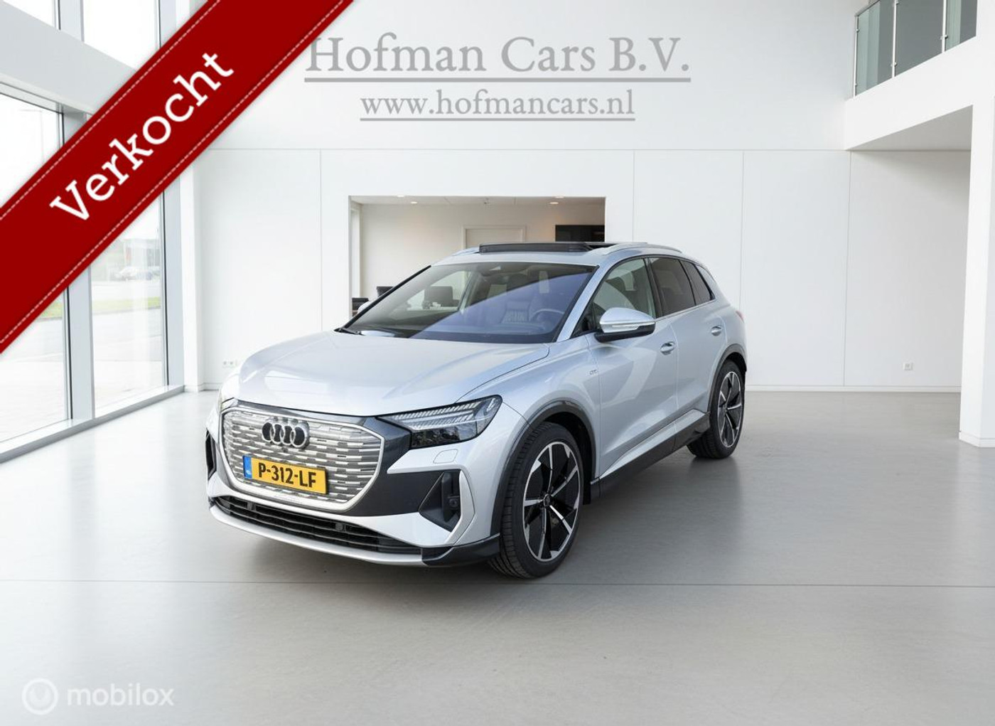 Audi Q4 40 E-tron 40 Launch edition S Competition 77 kWh | SOH 91,8%| S Competition | Pano | HUD | Trekhaak 2021 - voorkant