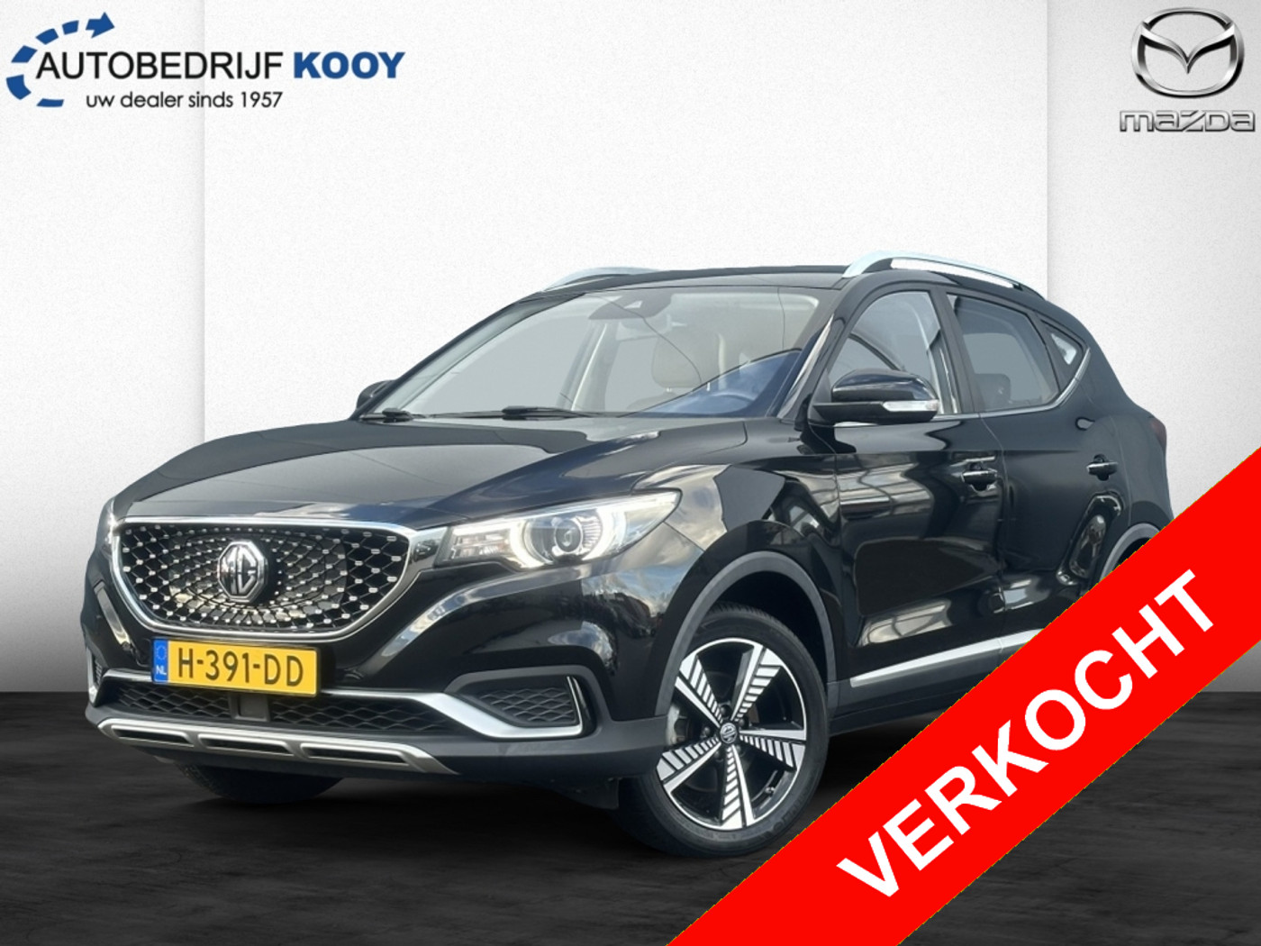 MG MG ZS Ev EV Luxury 45 kWh / Leer / Carplay / Camera 2019 - voorkant