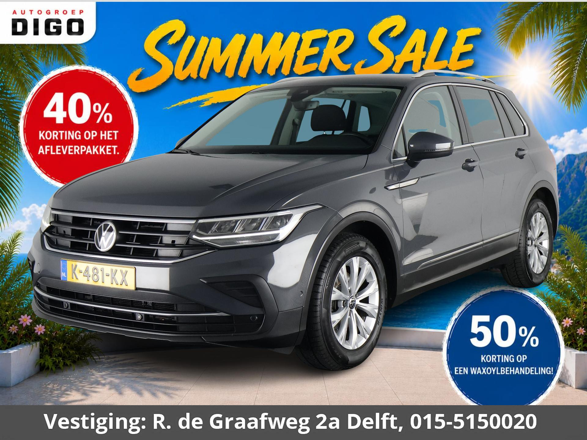 Volkswagen Tiguan 1.5 TSI Life Business 2021 - voorkant