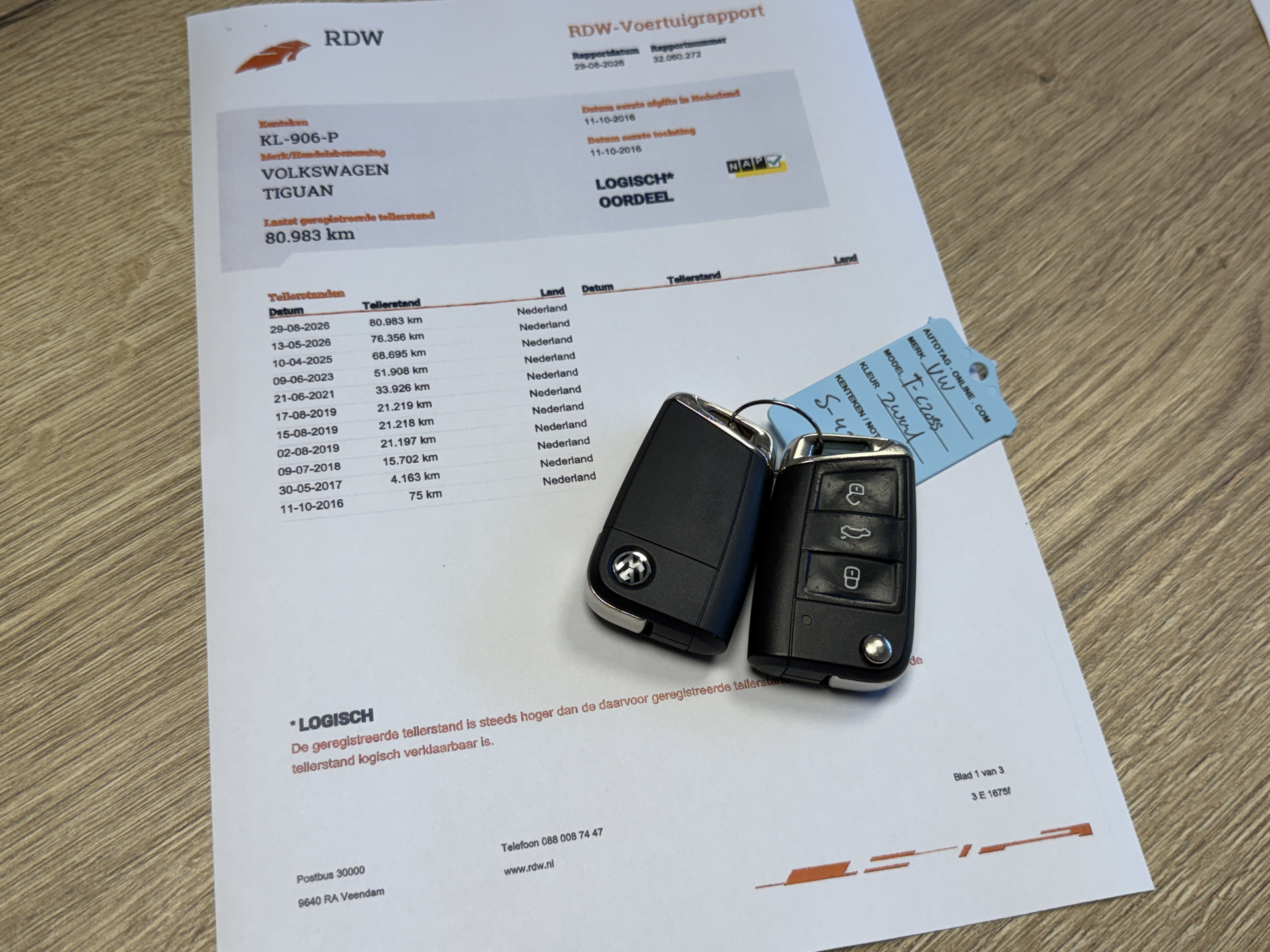 Foto van Volkswagen Tiguan