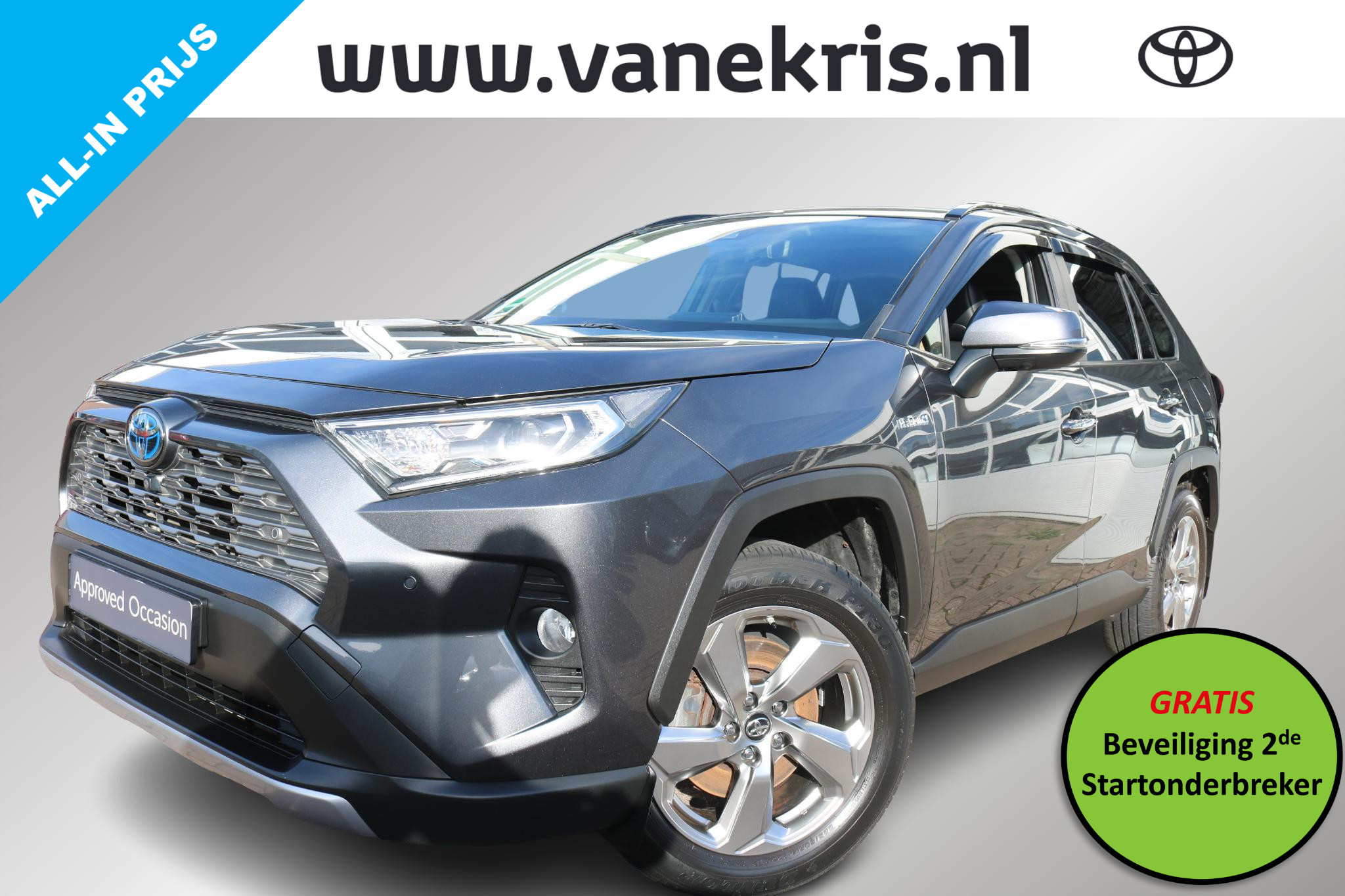 Toyota Toyota Rav4 2.5 Hybrid AWD Executive 2019 - voorkant