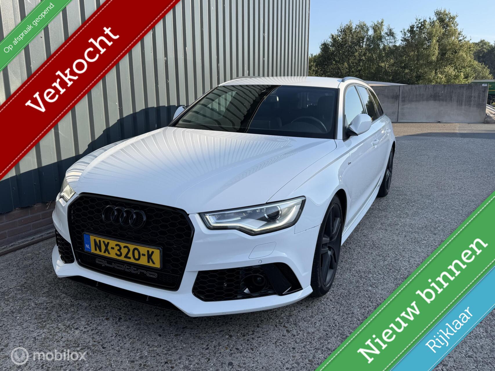 Audi A6 Avant 3.0 TDI BiT quattro Pro Line S 313PK AUTOMAAT/BOEKJE/WINTERPAKKET 2013 - voorkant