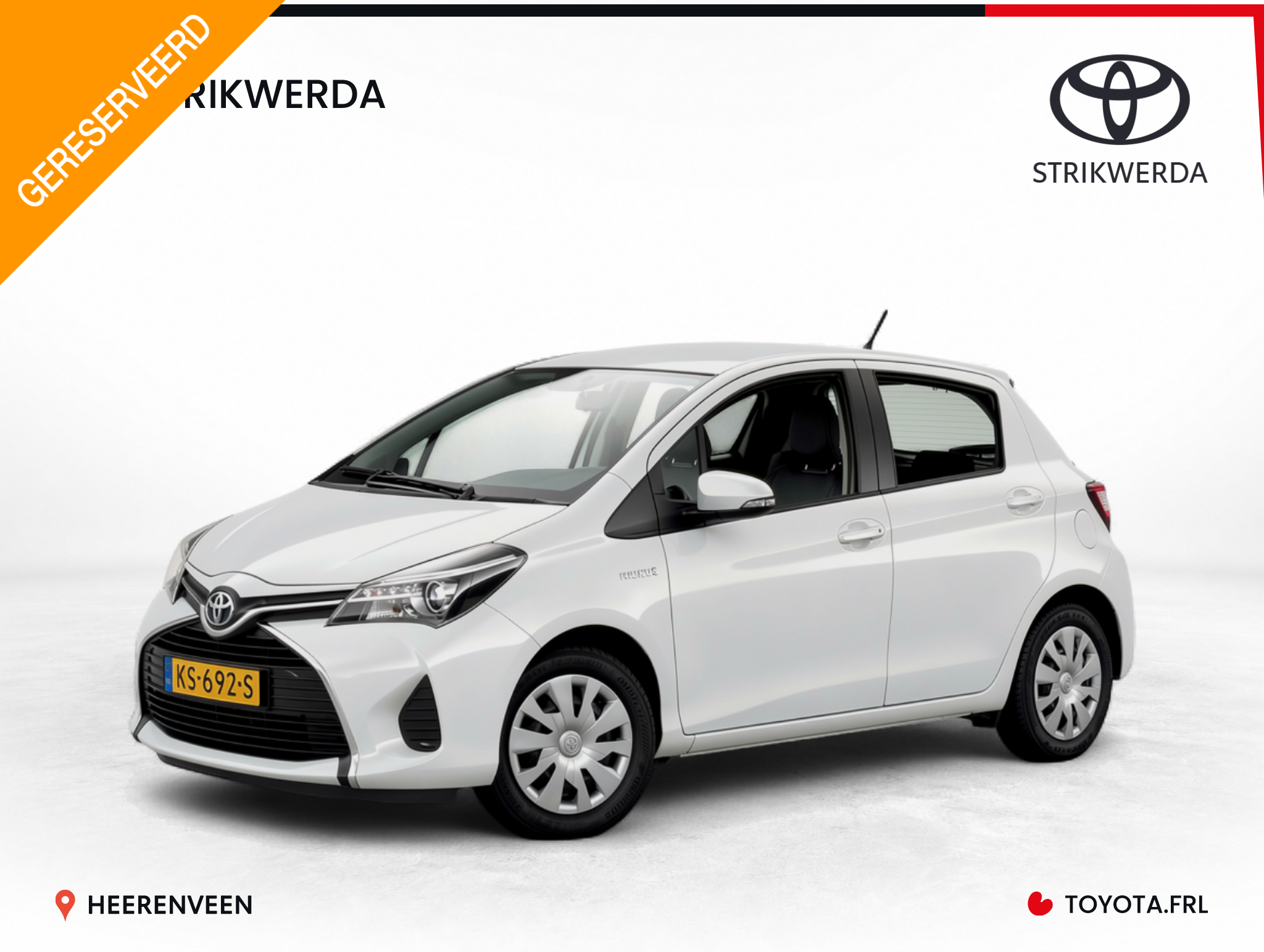 Toyota Toyota Yaris Hybrid 1.5 Hybrid Aspiration 2016 - voorkant
