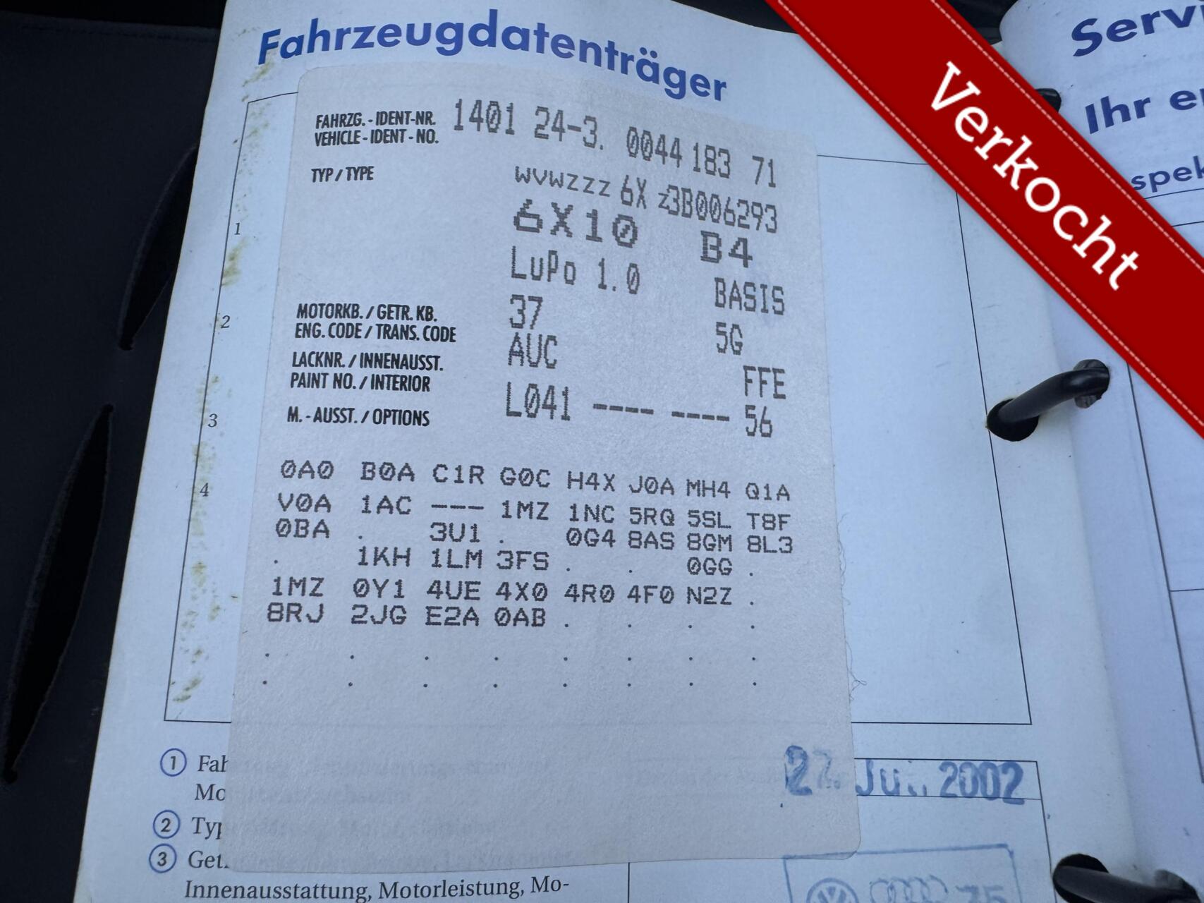 Foto van Volkswagen Lupo