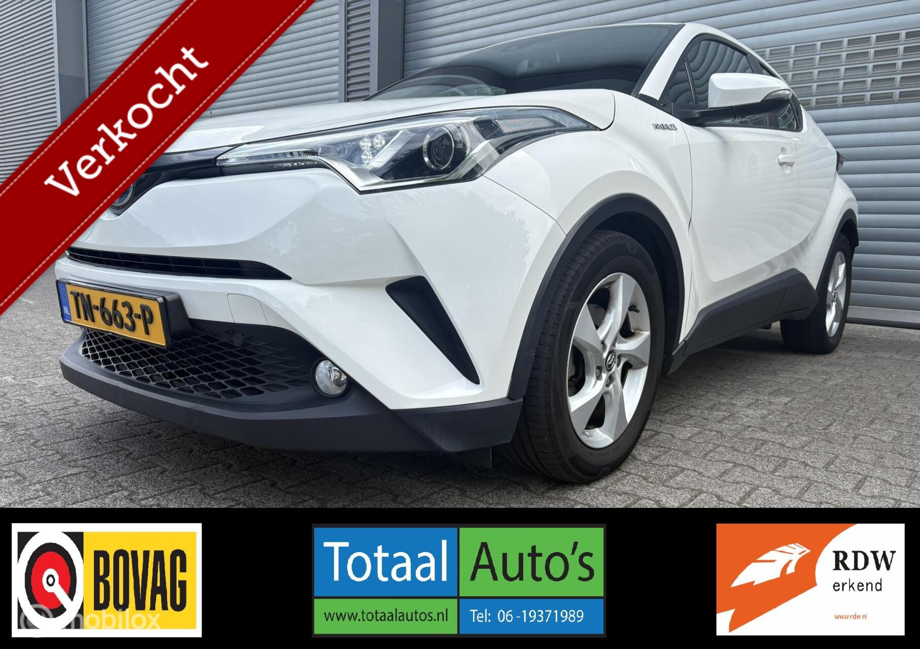 Toyota Toyota C-hr 1.8 Hybrid, NAVI*CRUISE*STOELVERWARM*DODE HOEK. 2017 - voorkant