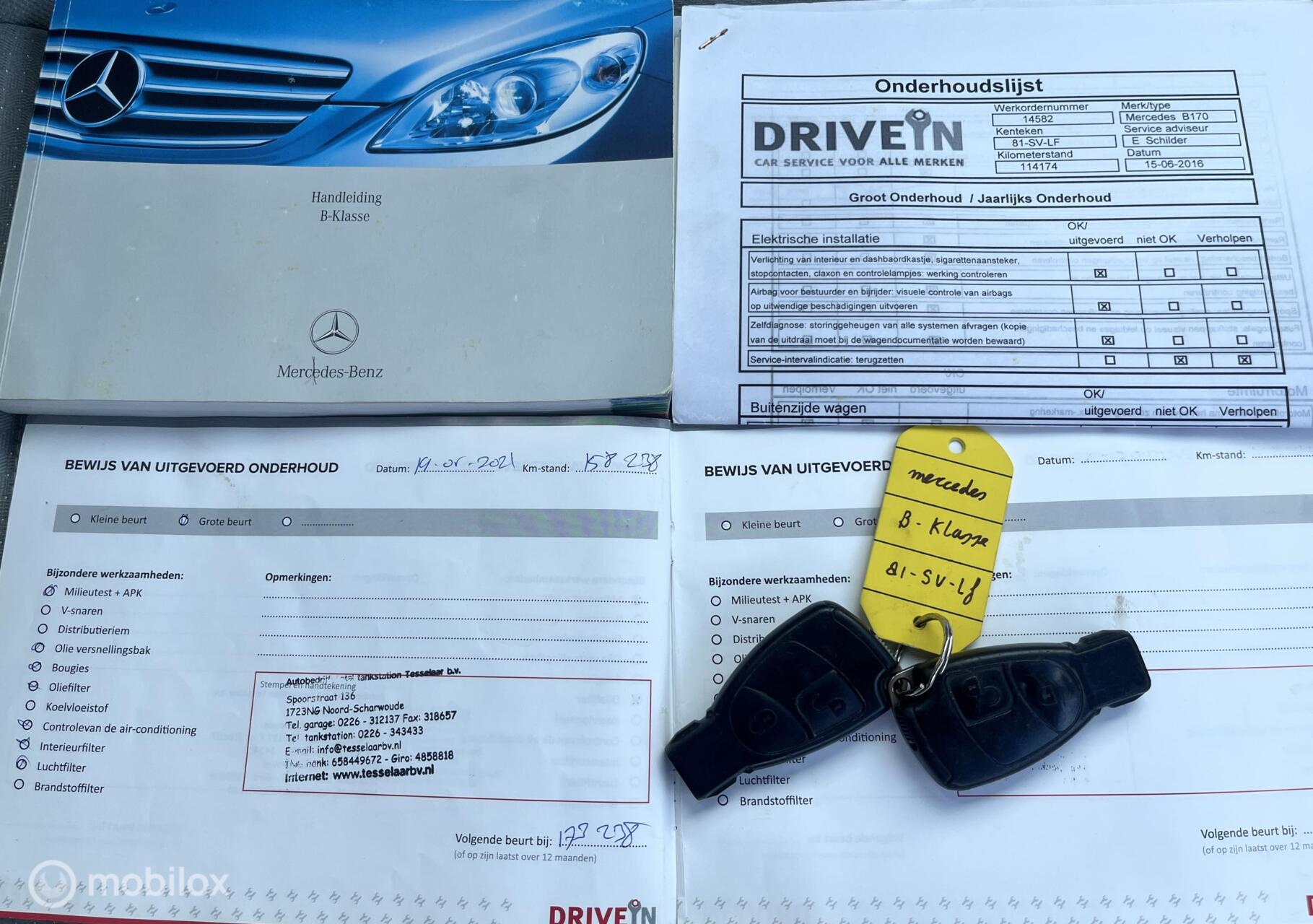 Foto van Mercedes-Benz B 170
