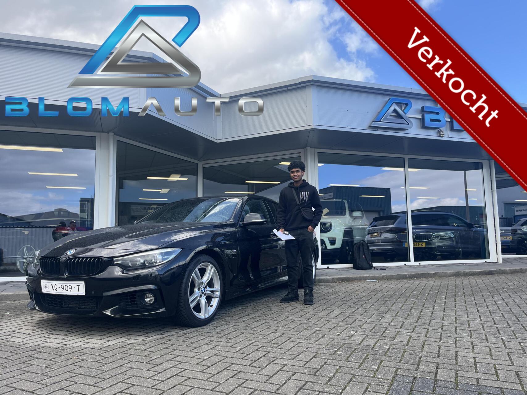 BMW 418i 418i AUT8 M-SPORT LEDER+STOELVERWARM 2019 - voorkant