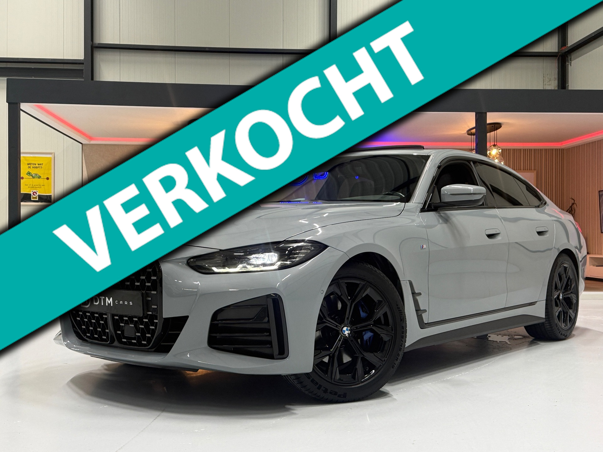 BMW 420i 420i 184pk Aut. | Navigatie | LED | PDC V+A | Sportstuur | 1e Eigenaar 2022 - voorkant