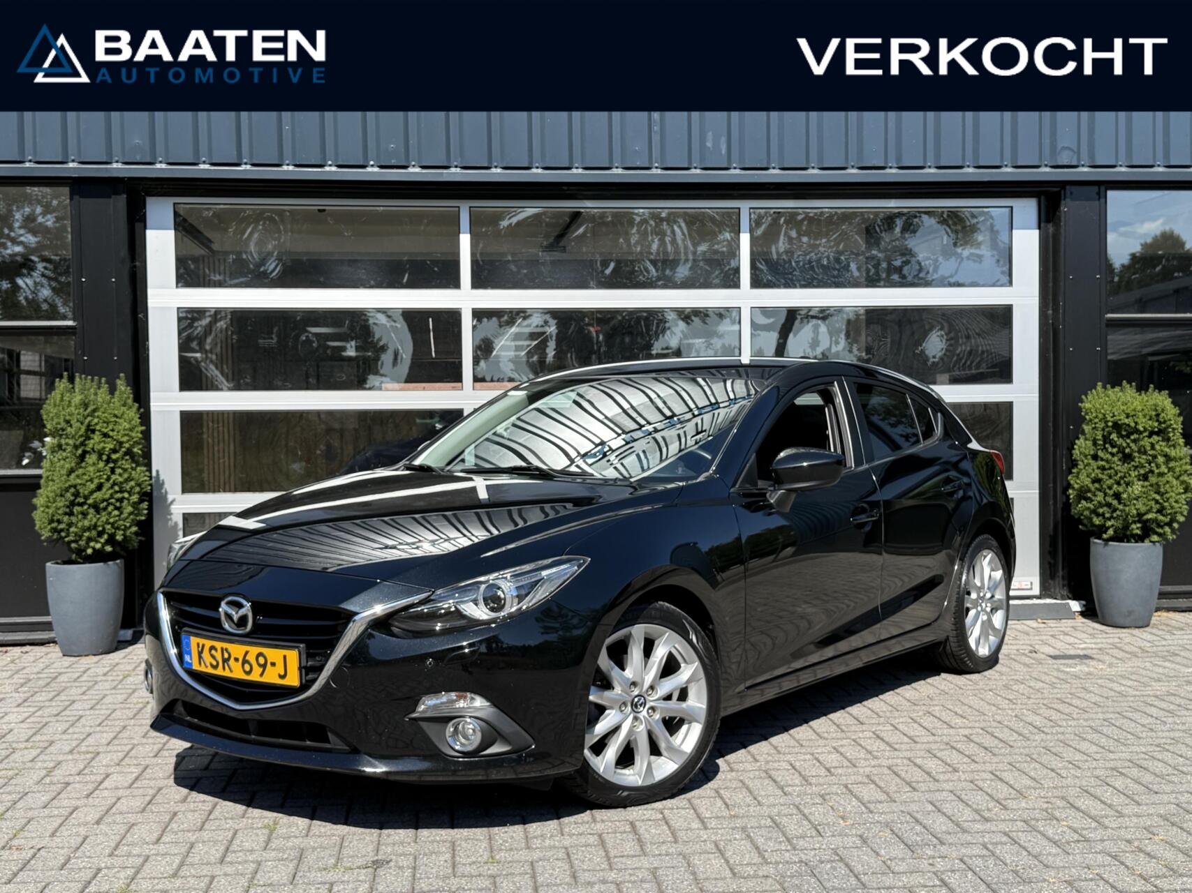 Mazda 3 2.0 HP GT-M 165 pk |Dealer oh|1e eig| Bose| Head-up disp| 2014 - voorkant