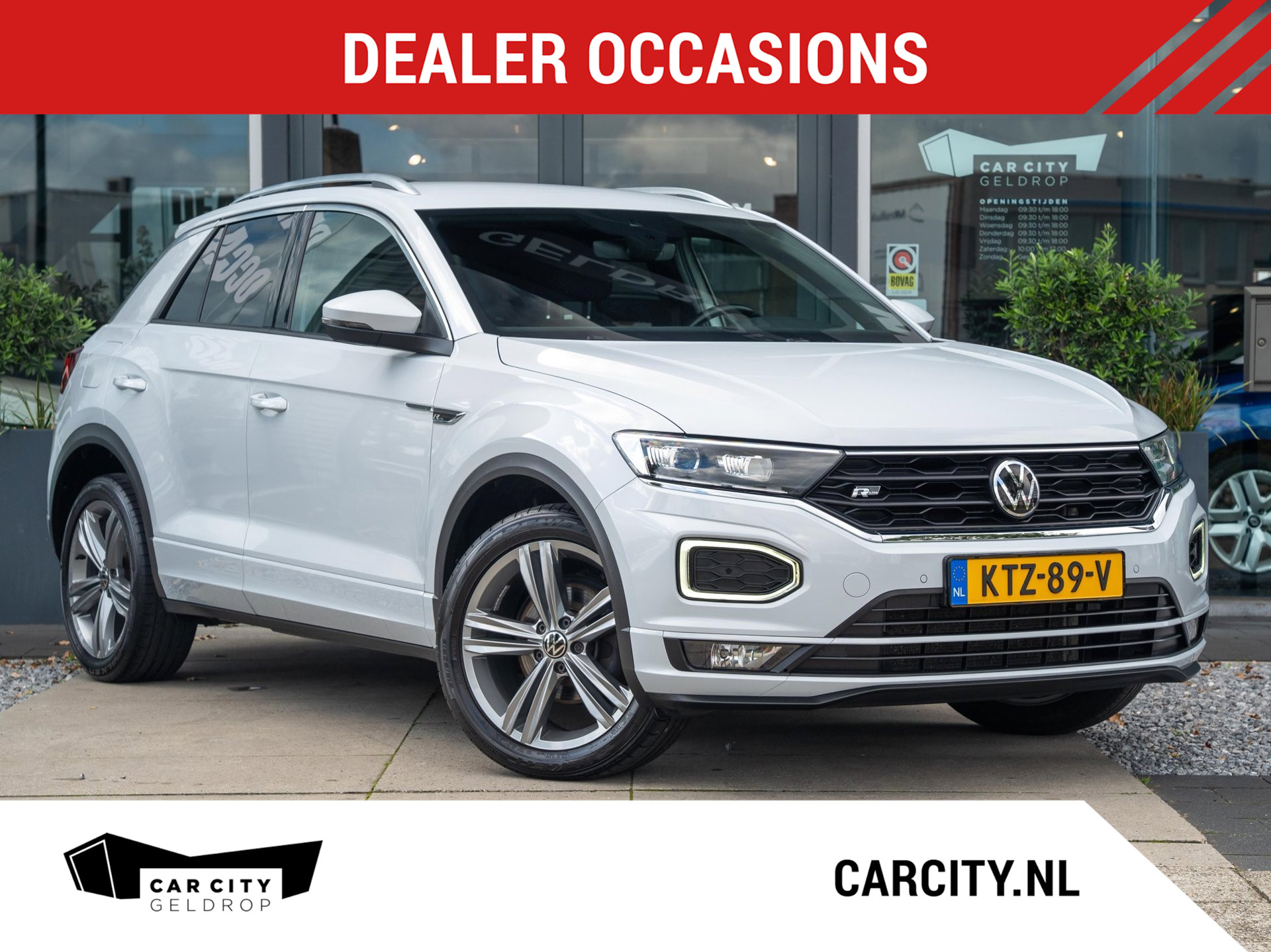 Volkswagen T-roc 1.5 TSI 150pk R-Line | Trekhaak | Camera | Adaptive Cruise 2021 - voorkant