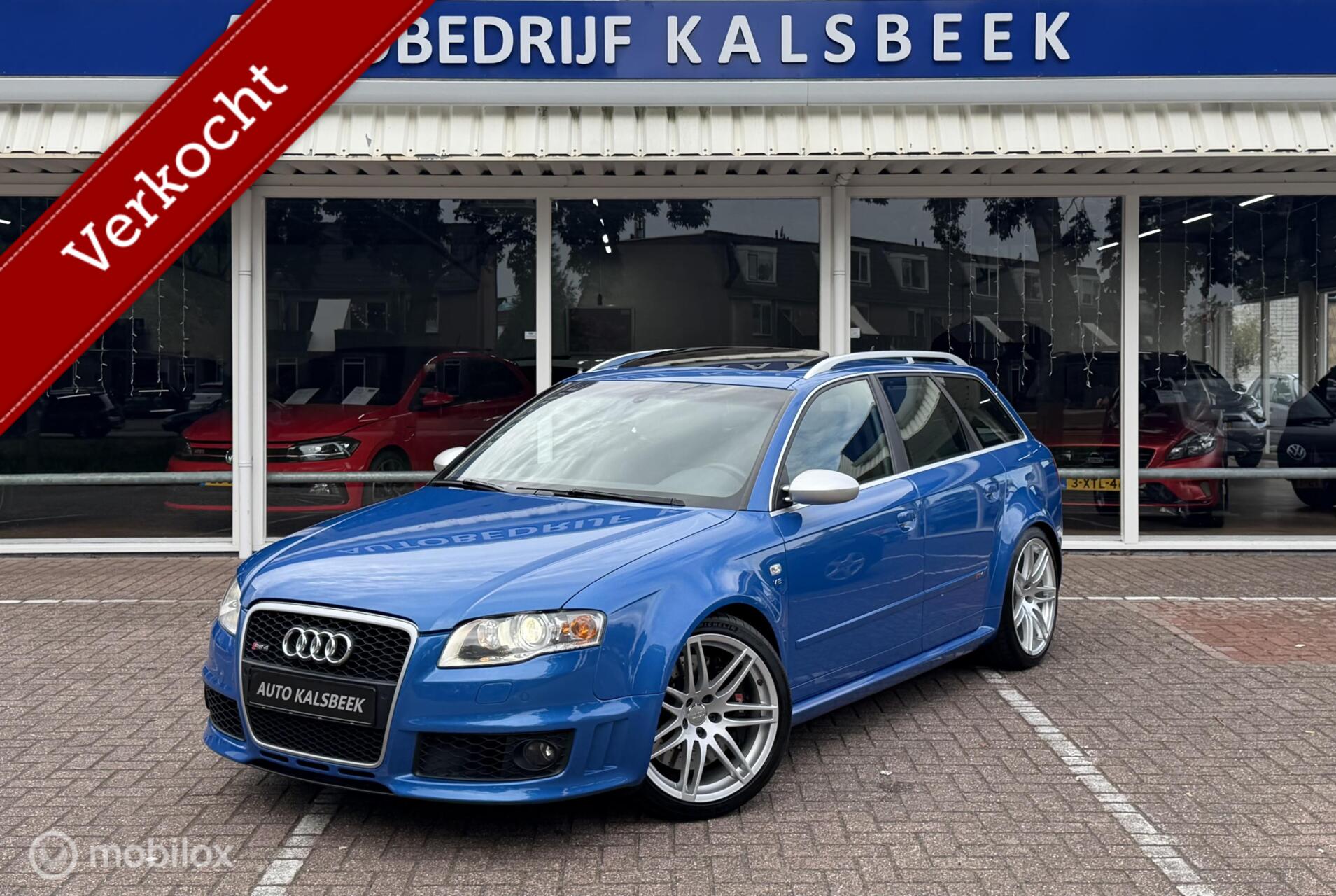 Quattro Audi Rs4 4.2 V8 RS 4 quattro|NL Auto| Collectors Item|Recaro|SprintBlue| 2006 - voorkant