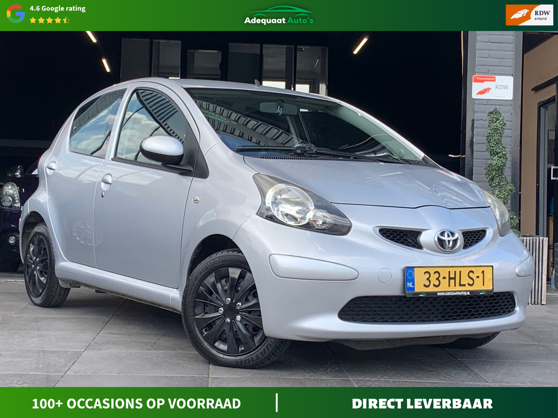 Toyota Toyota Aygo 1.0-12V +|5 Drs|NAP|El.Ramen|Lage KM|APK|AUX 2009 - voorkant