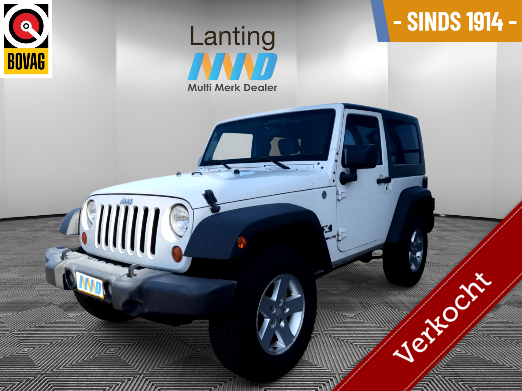 Jeep Wrangler 3.8 Sport 2007 - voorkant