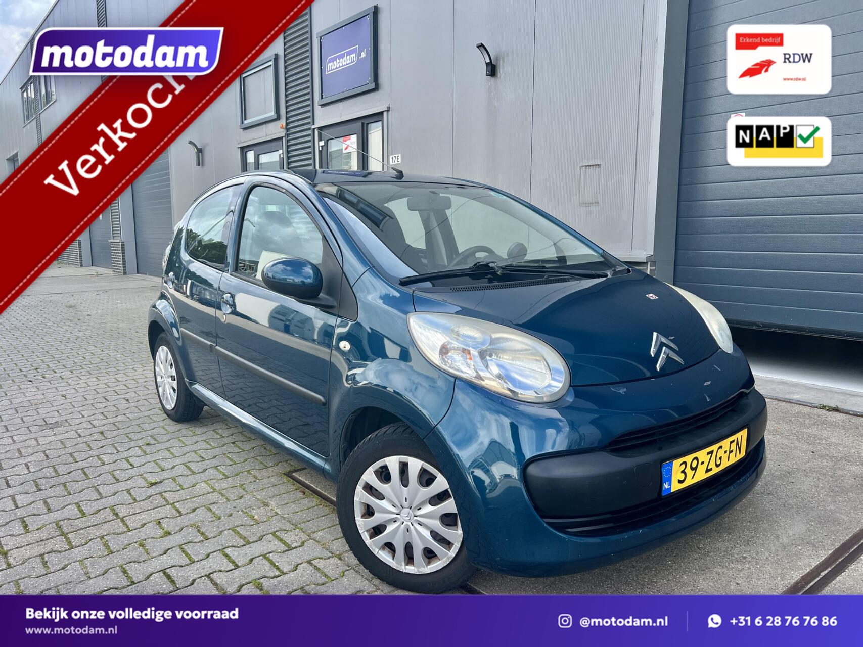 Citroen Citroen C1 1.0-12V Ambiance 2008 - voorkant