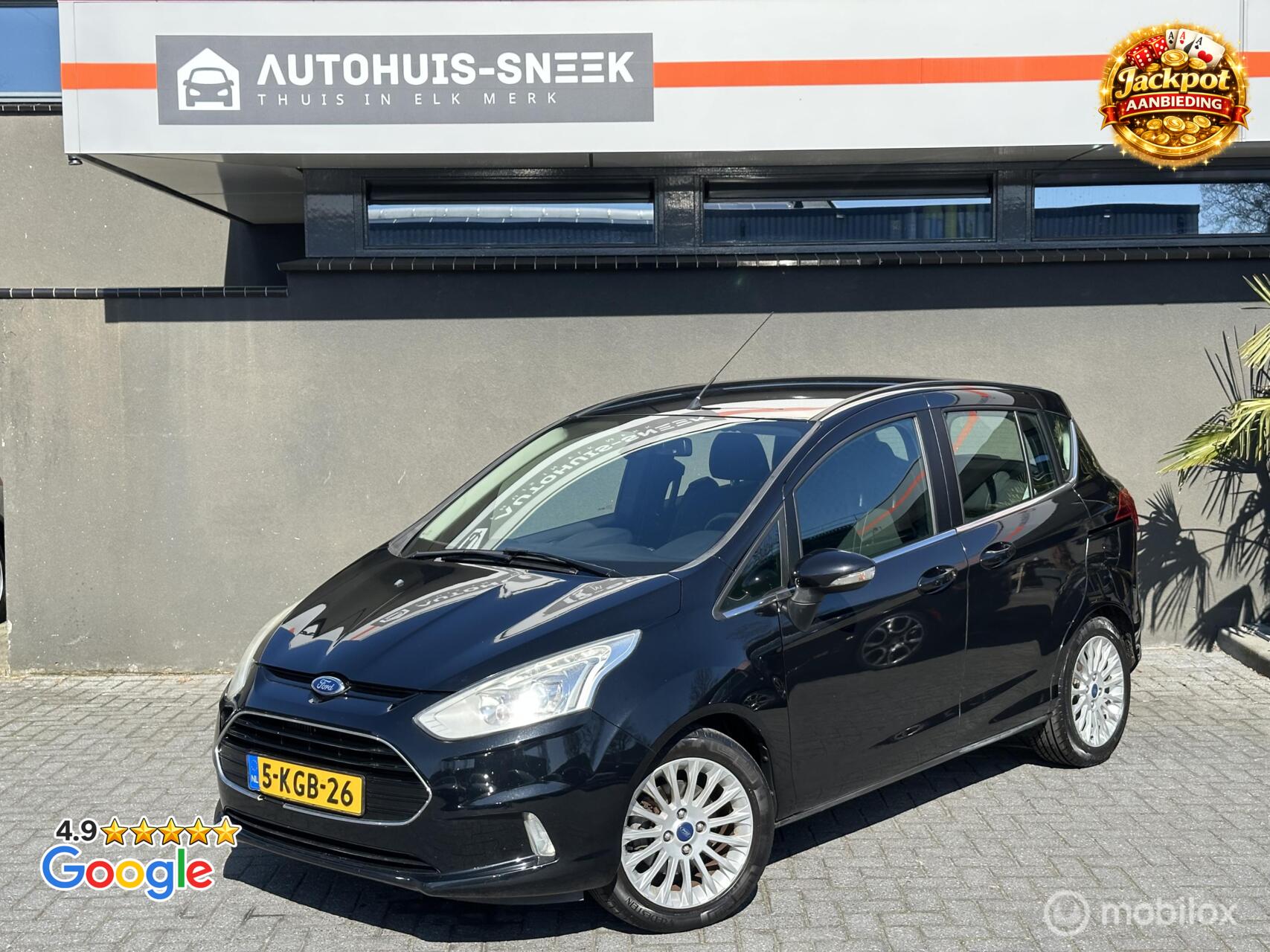 Ford B-max 1.0 EcoBoost Titanium | Trekhaak | Goed onderhoud 2013 - voorkant