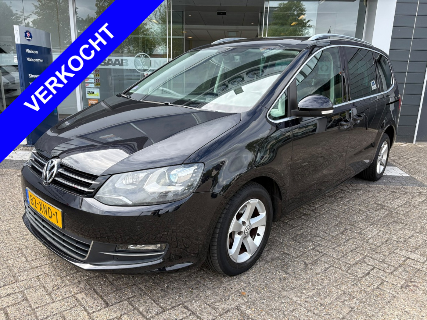 Volkswagen Sharan 2.0 TSI Highline 7p Trekhaak 200PK Pano Cruise Control 2012 - voorkant