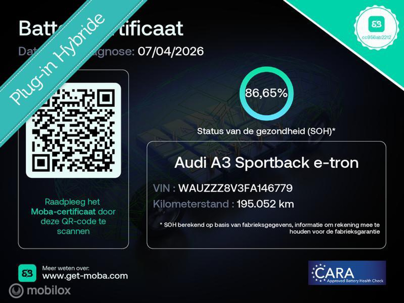 Foto van Audi A3 Sportback