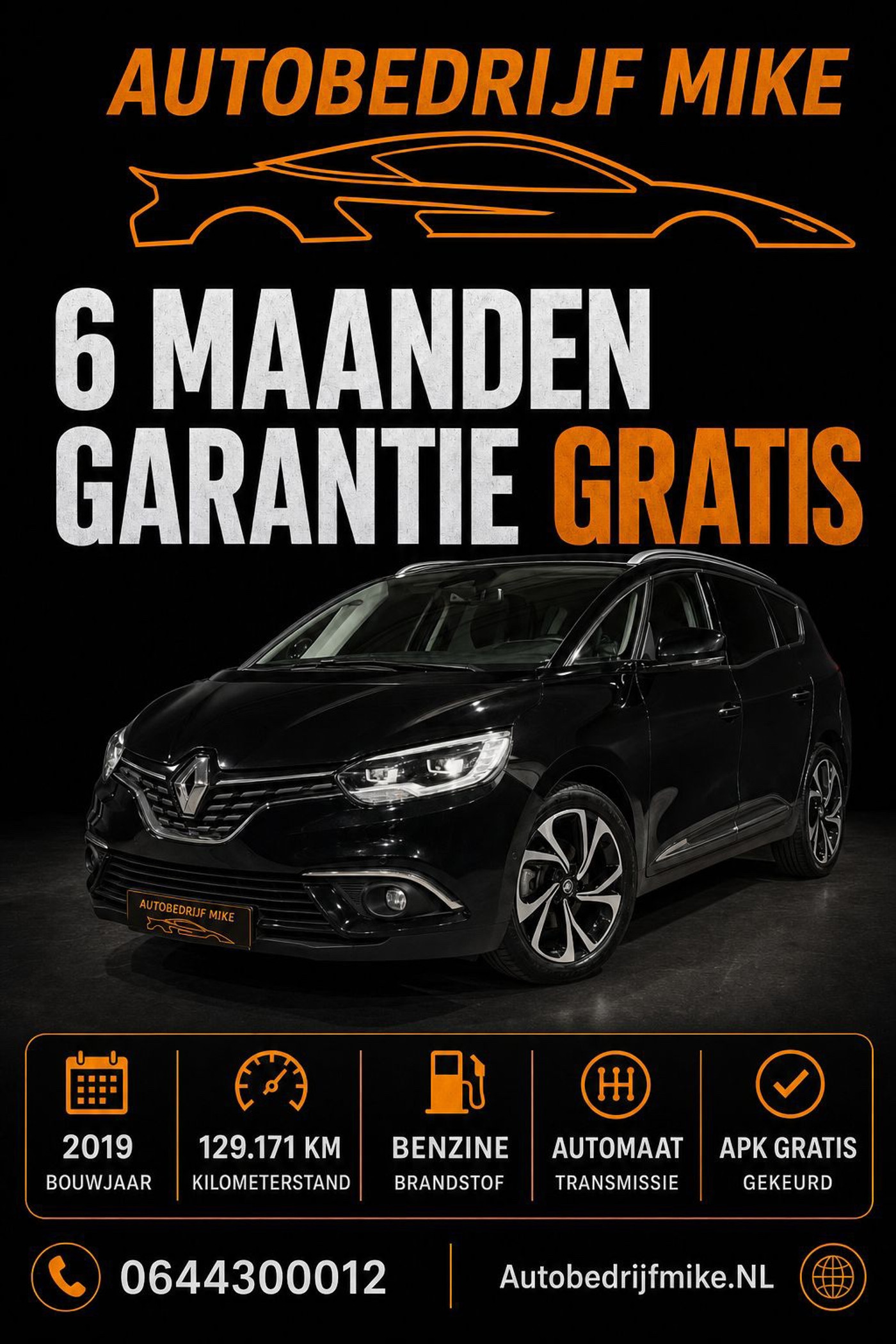 Renault Scenic 1.3 TCe Bose 7p. 2019 - voorkant