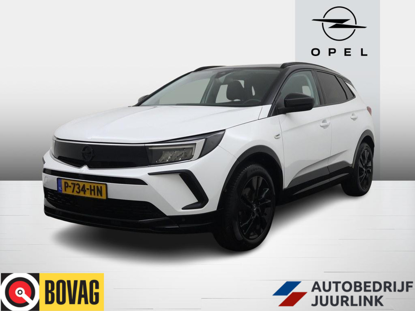 Opel Grandland 1.2 Turbo Automaat GS Line  Trekhaak/Winterpakket/ 2022 - voorkant