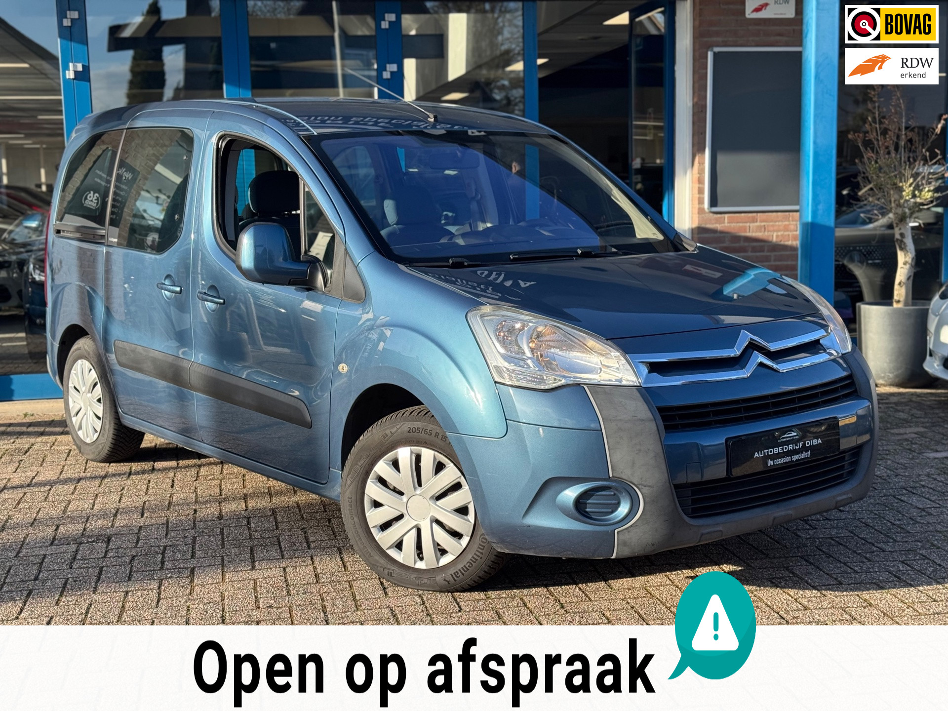 Citroen Berlingo 1.6-16V Multispace 2008 BLAUW AIRCO APK NAP 2008 - voorkant