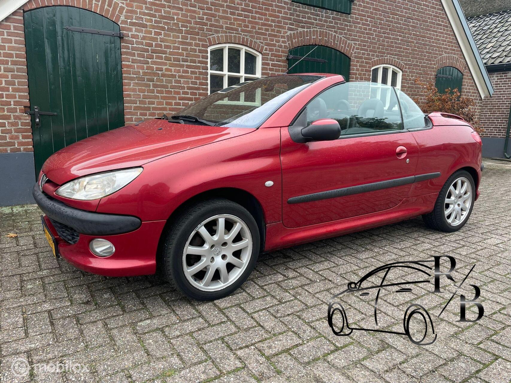 Peugeot 206 1.6-16V NW APK  AIRCO LEDER GOED WERKEND DAK 2003 - voorkant