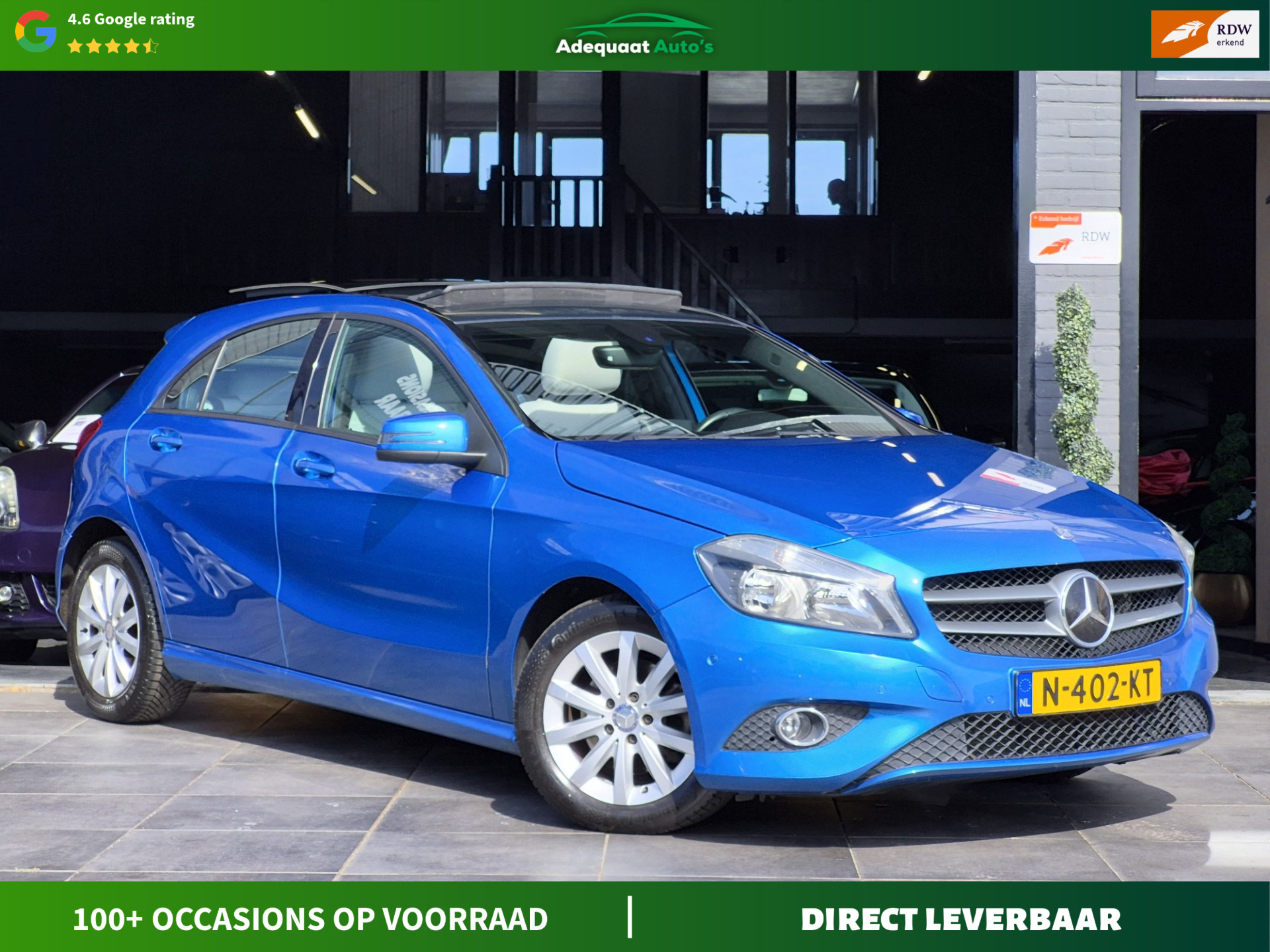 Mercedes-Benz A 200 200 Ambition|APK|1ste eigenaar|Pano 2013 - voorkant