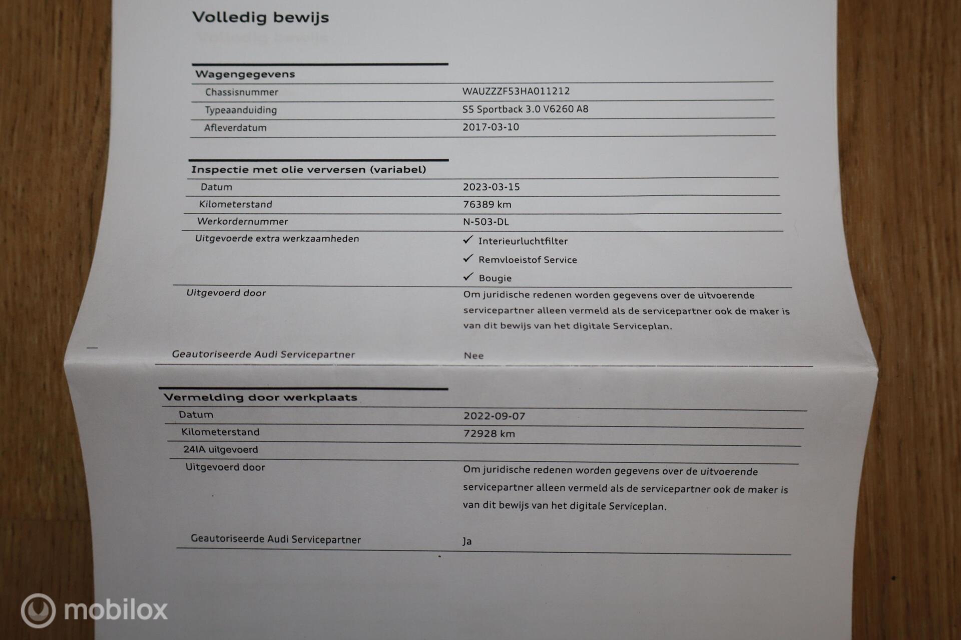 Foto van Audi A5 Sportback