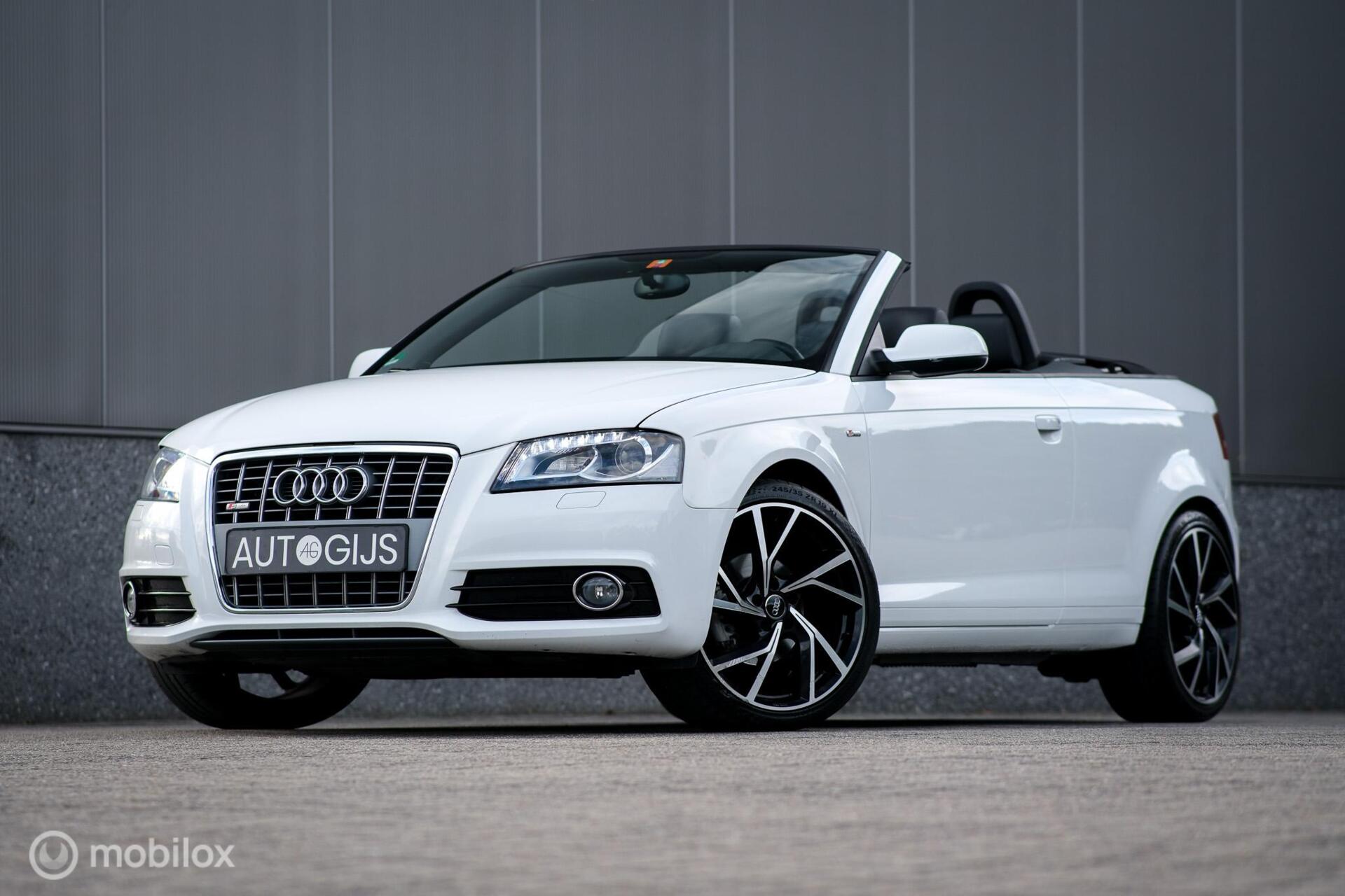 Audi Audi A3 Cabriolet 1.8 TFSI Ambition Pro Line S | vol opties | automaat | LED drl | Alcantara | PDC | Cruise | Xenon | Stoelverwarming | Zeer mooi | 2011 - voorkant