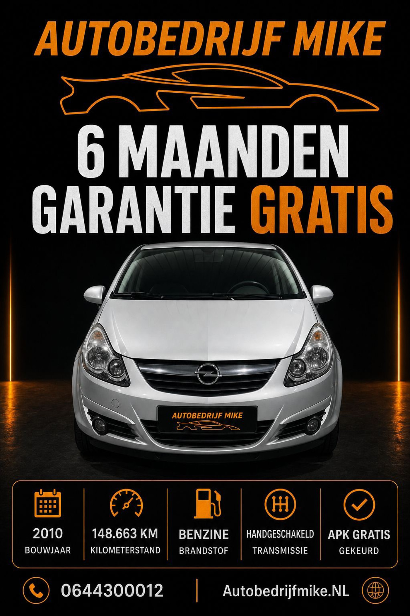 Opel Corsa 1.2-16V '111' Edition 2010 - voorkant