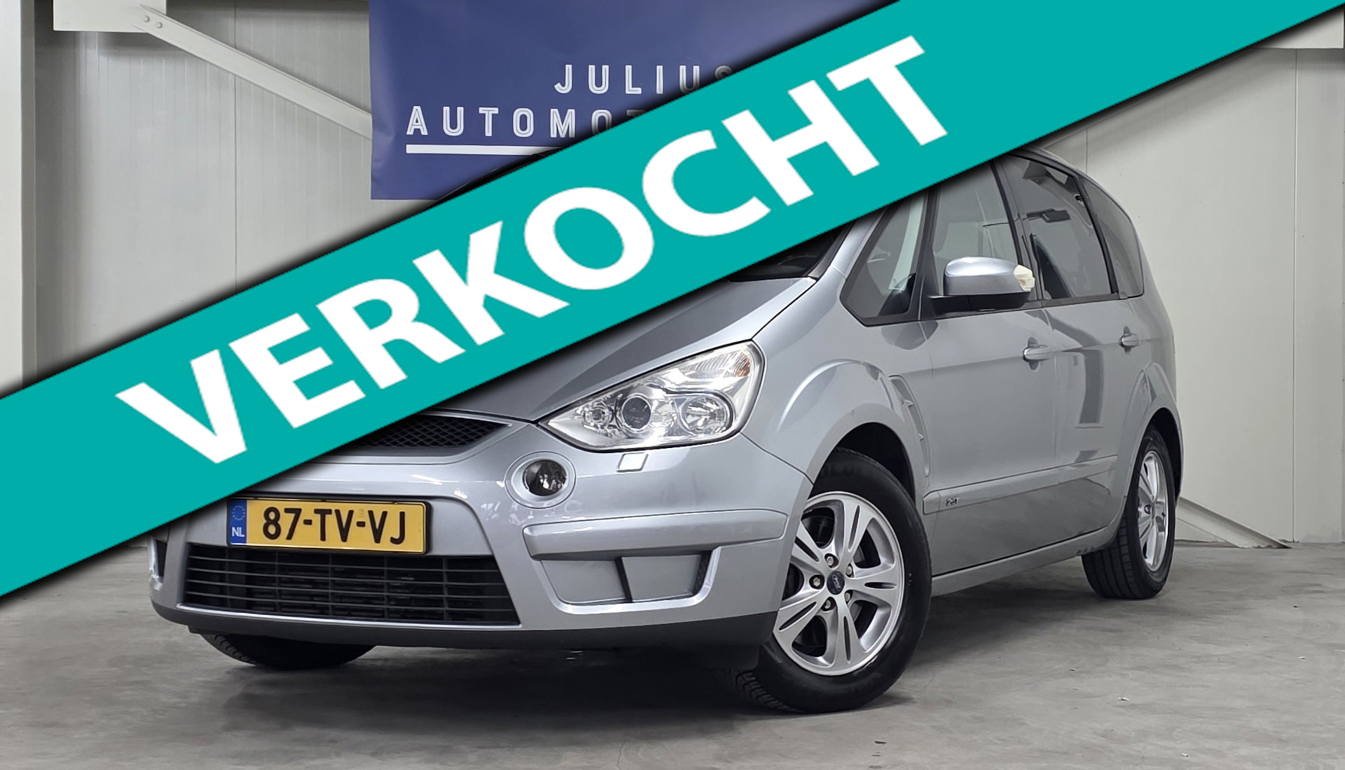 Ford S-max 2.5-20V Turbo Clima Trekhaak 5-Cilinder APK 06-2027 Garantie! 2007 - voorkant