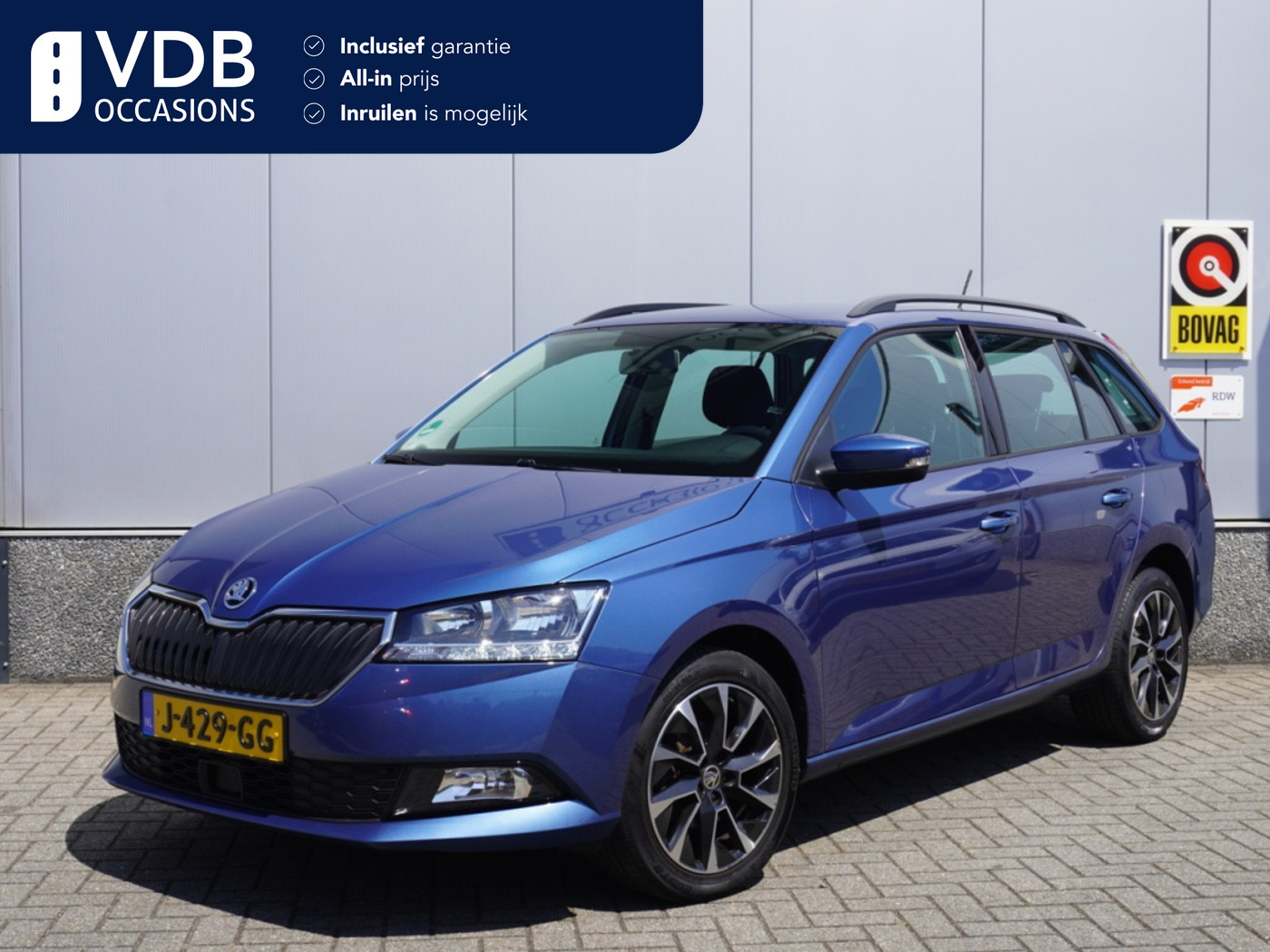 Skoda Fabia 1.0 TSI Bus. Edition Trekhaak | CarPlay | NAP | Airco | Navi 2020 - voorkant