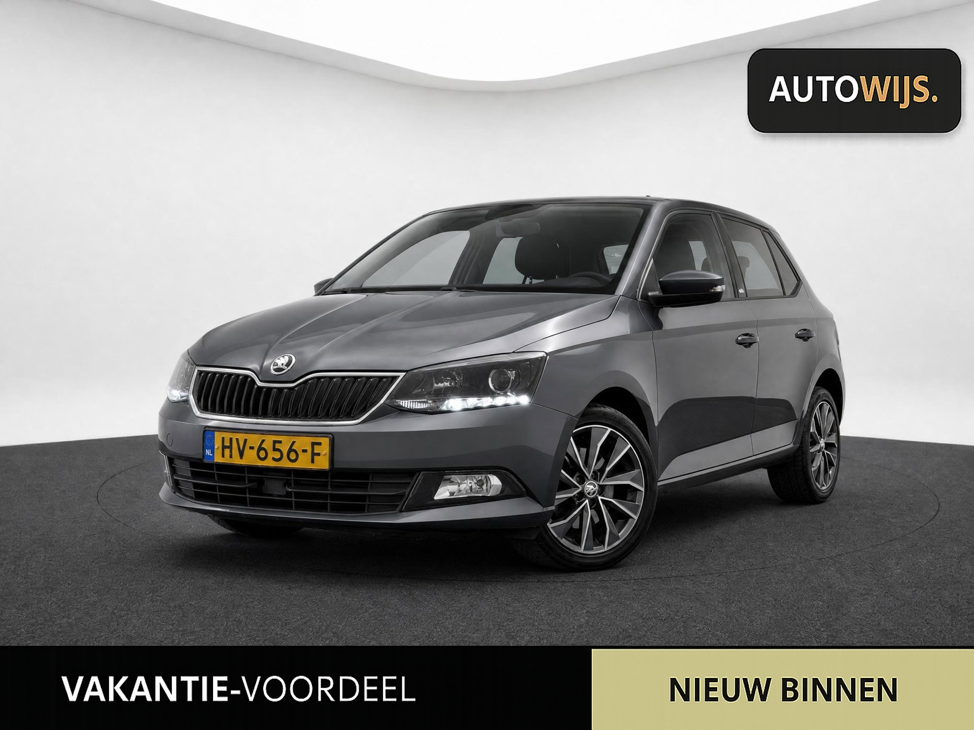 Skoda Fabia 1.2 TSI Edition|AUT|LED|NL AUTO|NAVI|CRUISE|PDC| 2016 - voorkant