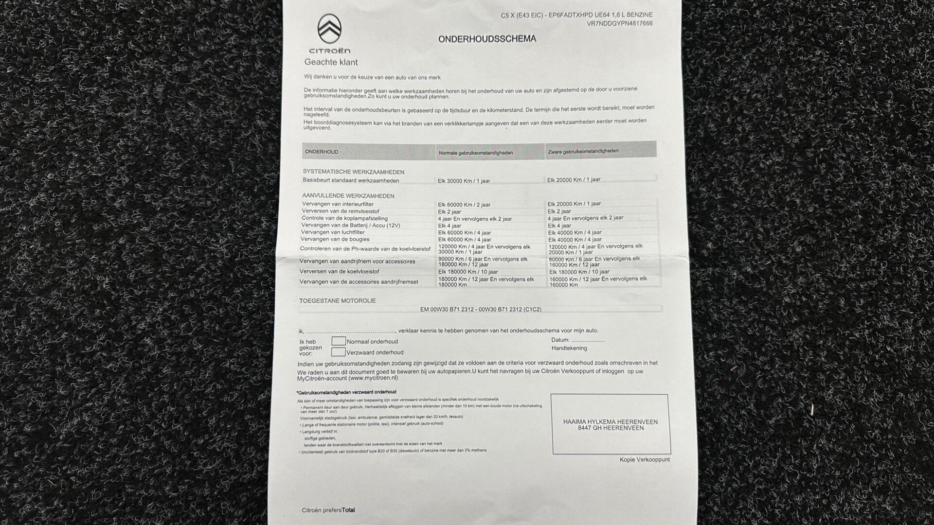 Foto van Citroen C5 X