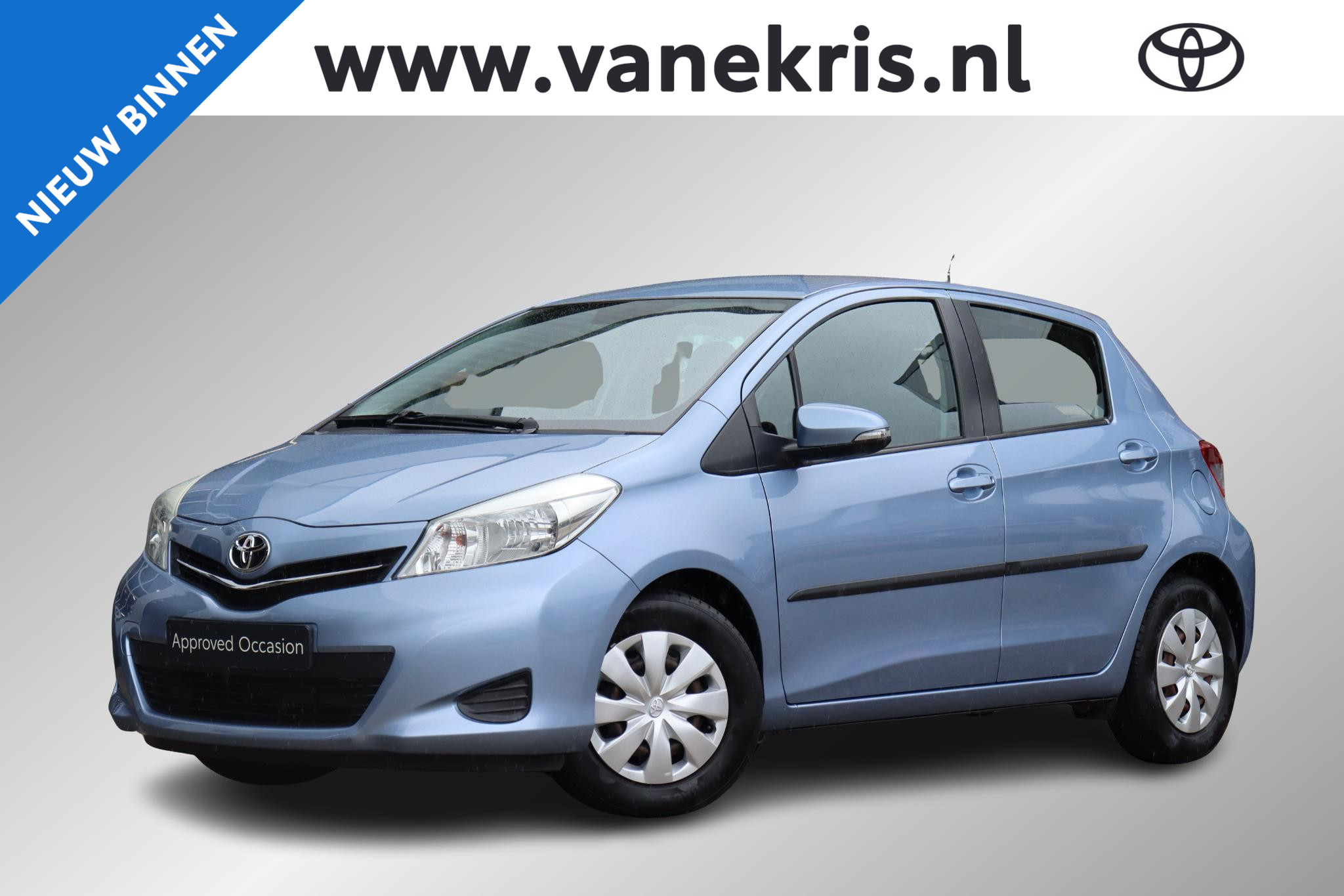 Toyota Toyota Yaris 1.0 VVT-i Now, eerste eigenaar, achtersensoren 2013 - voorkant