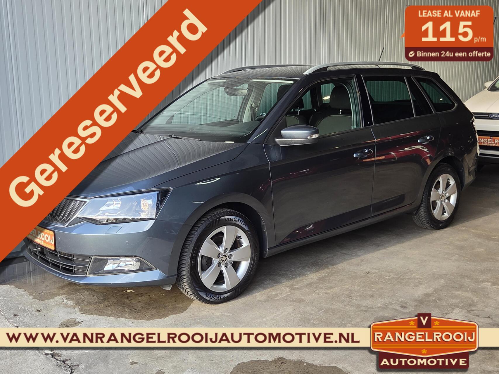 Skoda Fabia 1.2 TSI Style Business, trekh., clima, stoelverw., 15" lmv 2016 - voorkant