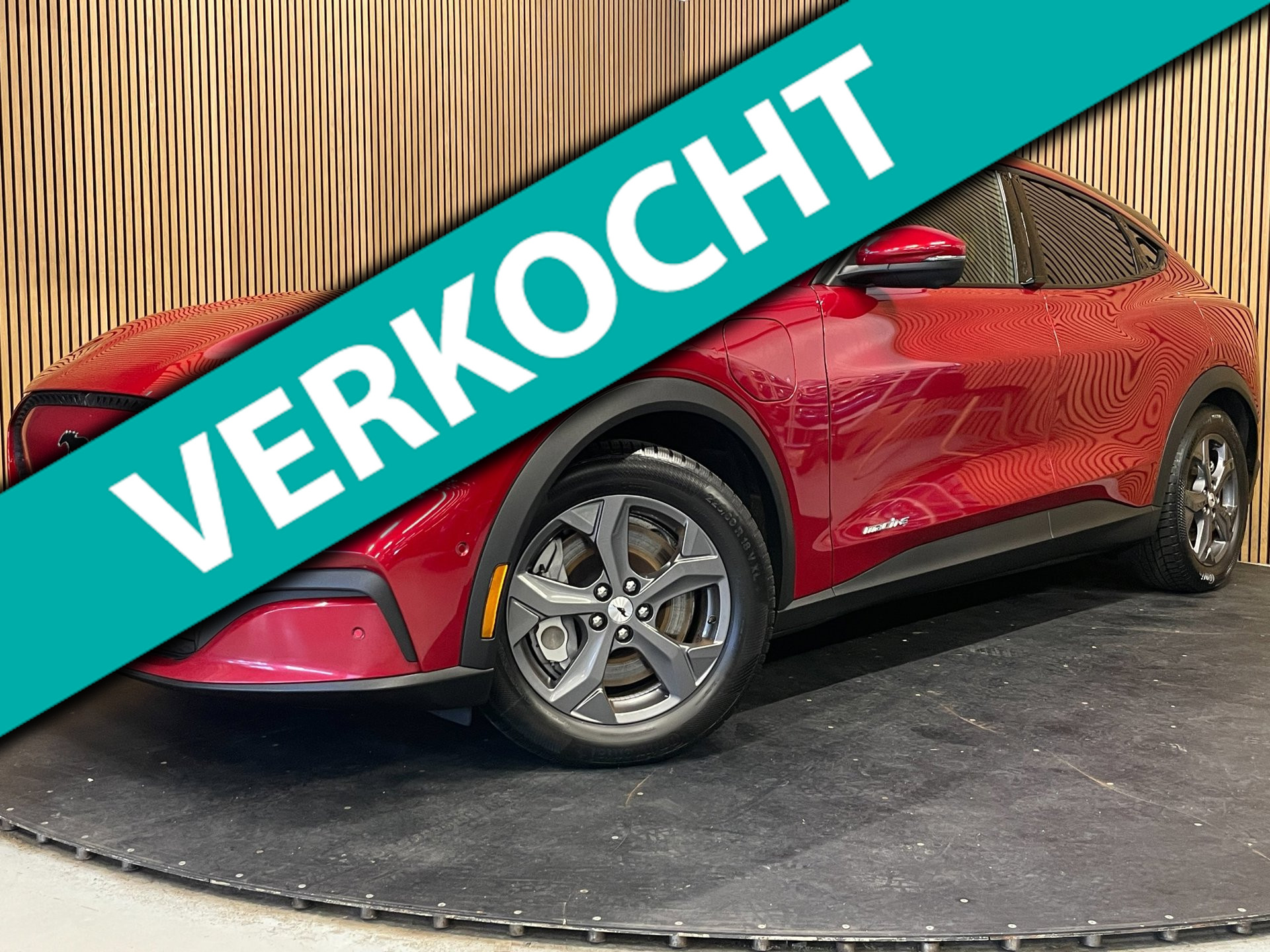 Ford Mustang Mach-e RWD 75 kWh|93% SOH|LEDER|ACC|B&O AUDIO|360+V+A-CAMERA|CARPLAY|STOEL+STUURVERW.|NAP|NL-AUTO|1e EIG.|INCL. BTW| 2021 - voorkant
