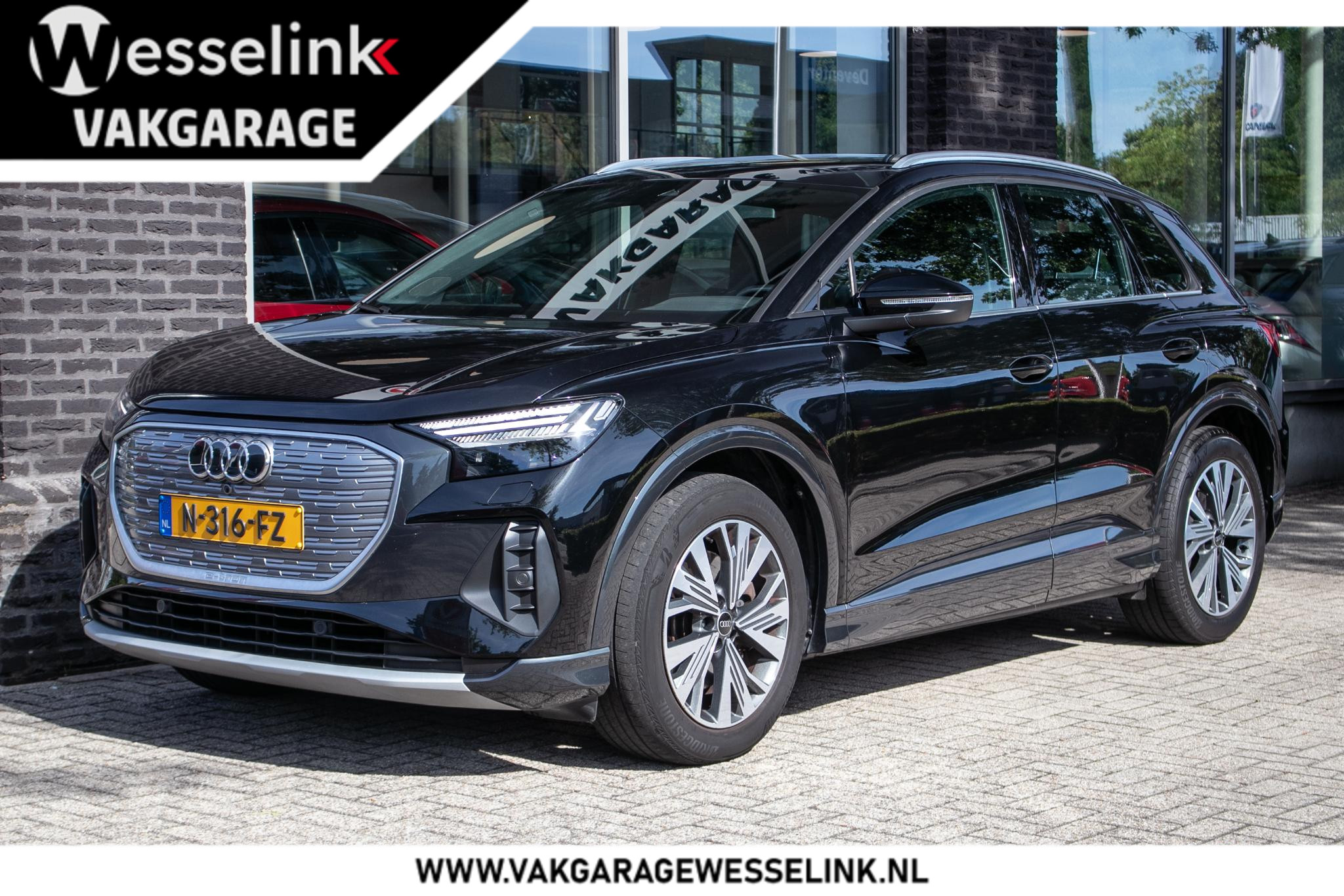 Audi Q4 40 E-tron 40 Launch edition Advanced 77 kWh 2021 - voorkant
