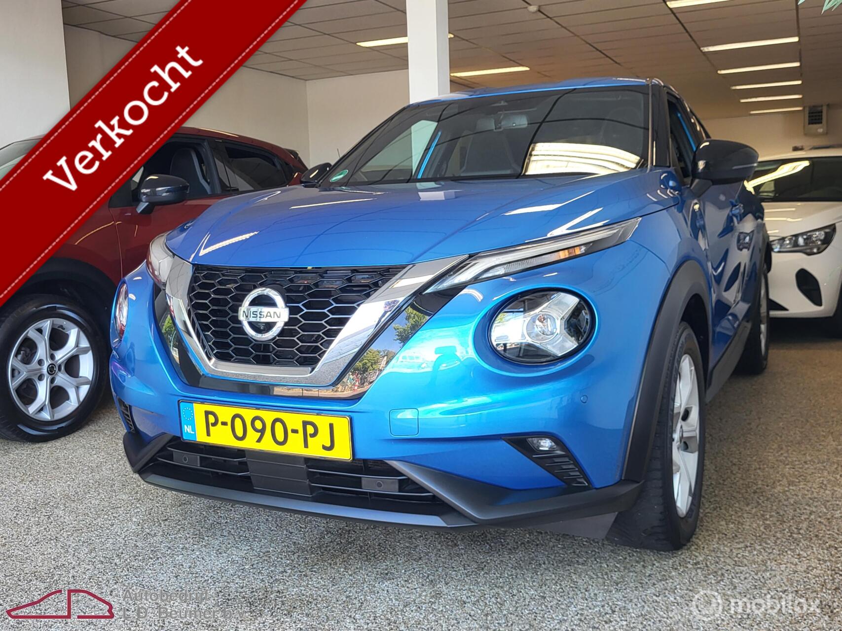 Nissan Nissan Juke 1.0 DIG-T AUT. Business Premium *NAVI, 360 CAM, TRKHK, STOELVERW, RIJKLAARPRIJS!* 2021 - voorkant