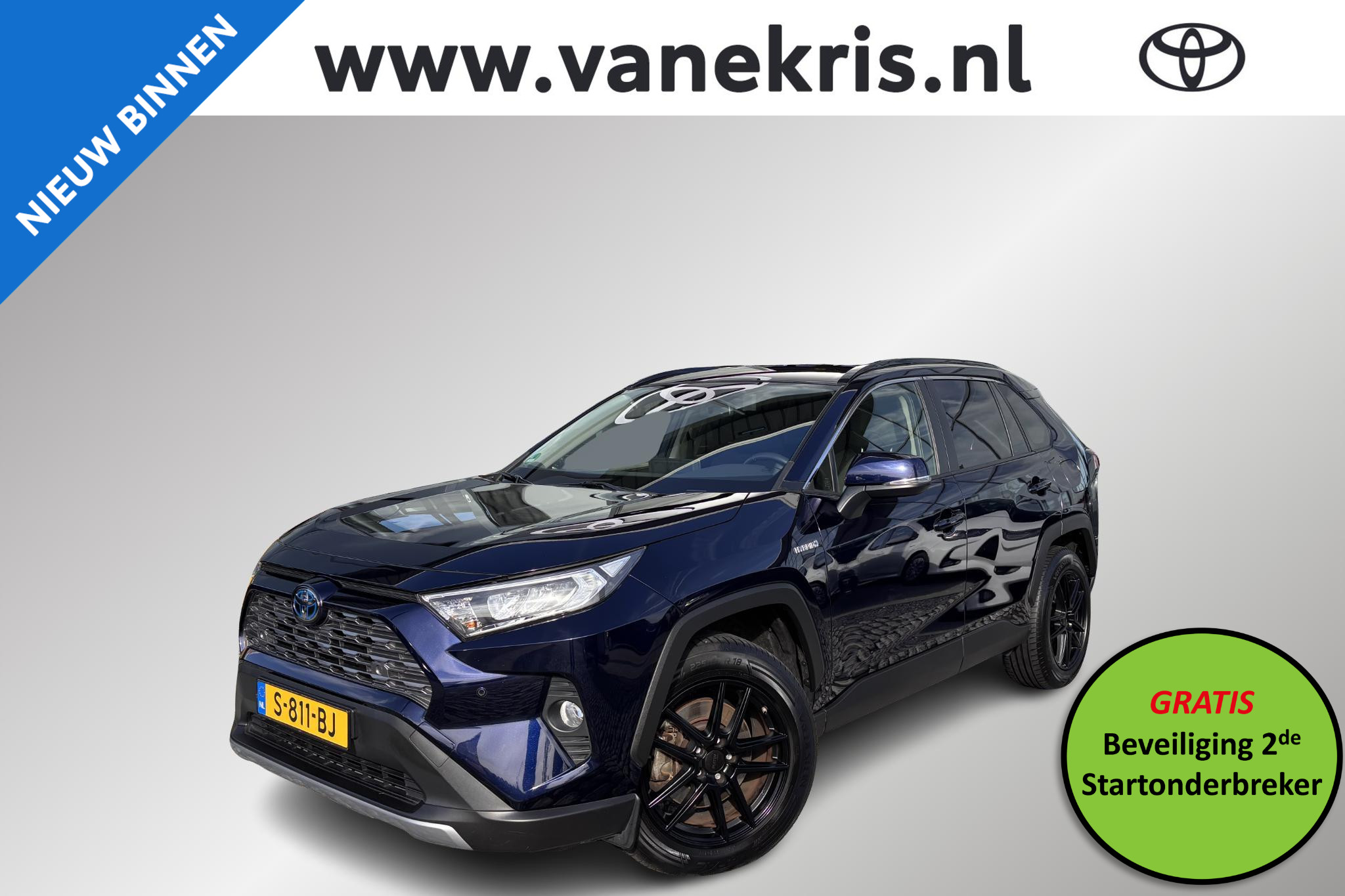 Toyota Toyota Rav4 2.5 Hybrid AWD Dynamic Trekhaak 2019 - voorkant