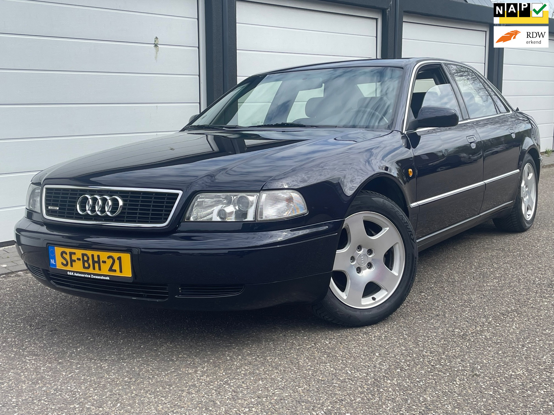 Audi 4d Audi A8 4.2 quattro 1997 - voorkant