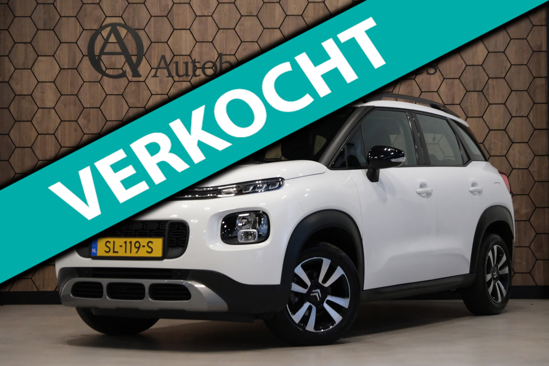 Citroen C3 Aircross 1.2 PureTech S&S Feel 104dkm *Distributieriem Vervangen* Navi/Apple Carplay/Airco 2018 - voorkant