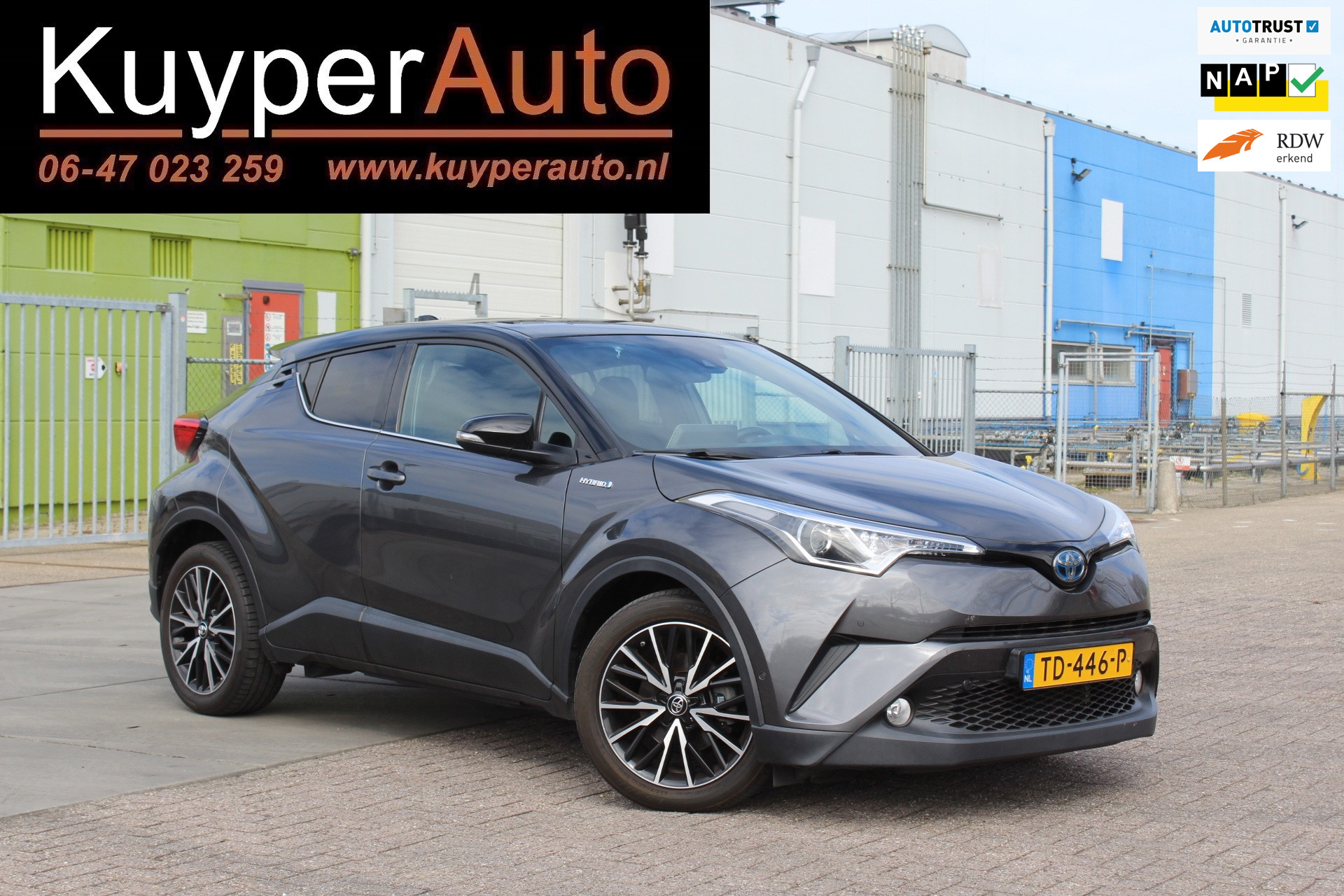 Toyota Toyota C-hr 1.8 Hybrid Style rijklaar prijs CAMERA VERWARMBARE STOELEN CLIMA 2018 - voorkant