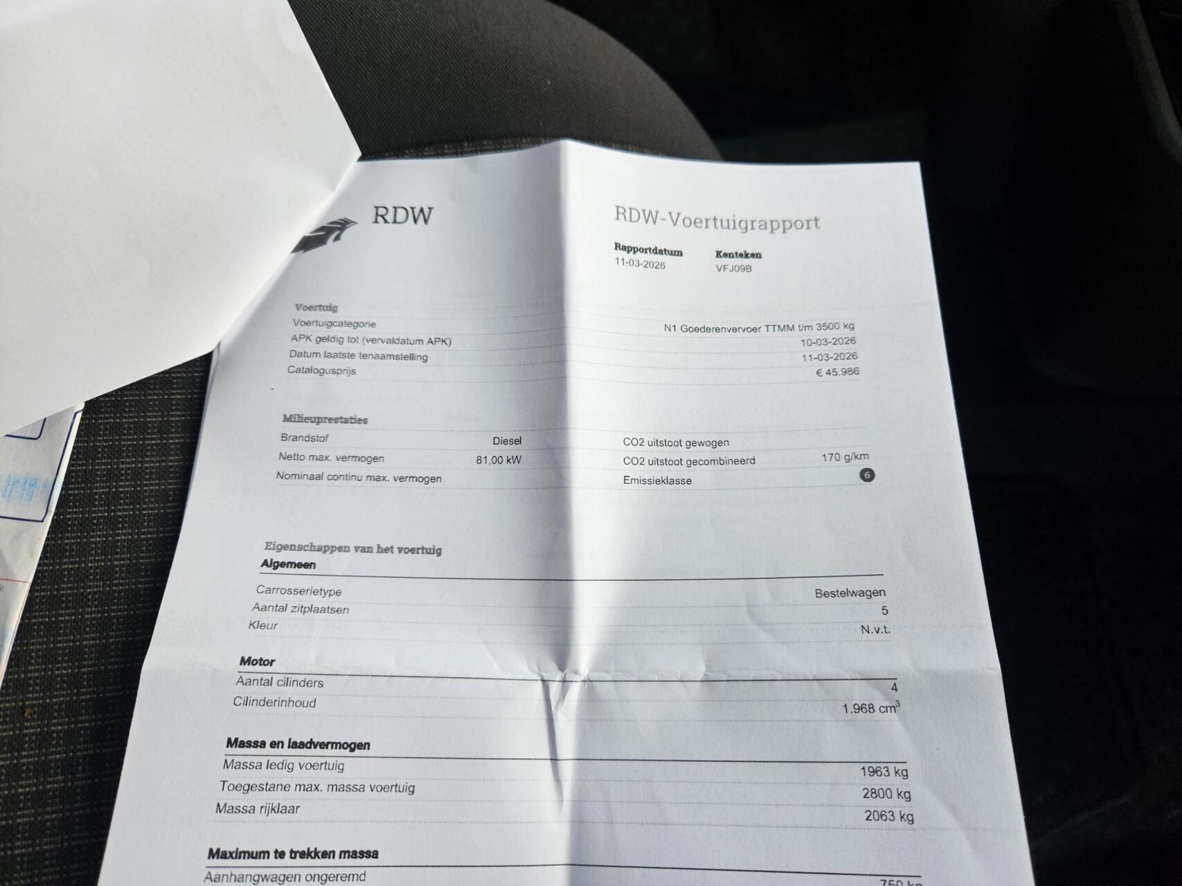 Foto van Volkswagen Transporter