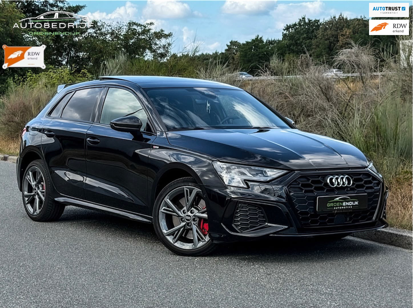 Audi A3 45 TFSIe 45 TFSI e S edition Competition CARBON PAKKAGE SPOILER LED XENON PDC CARPLAY 245PK 2022 - voorkant