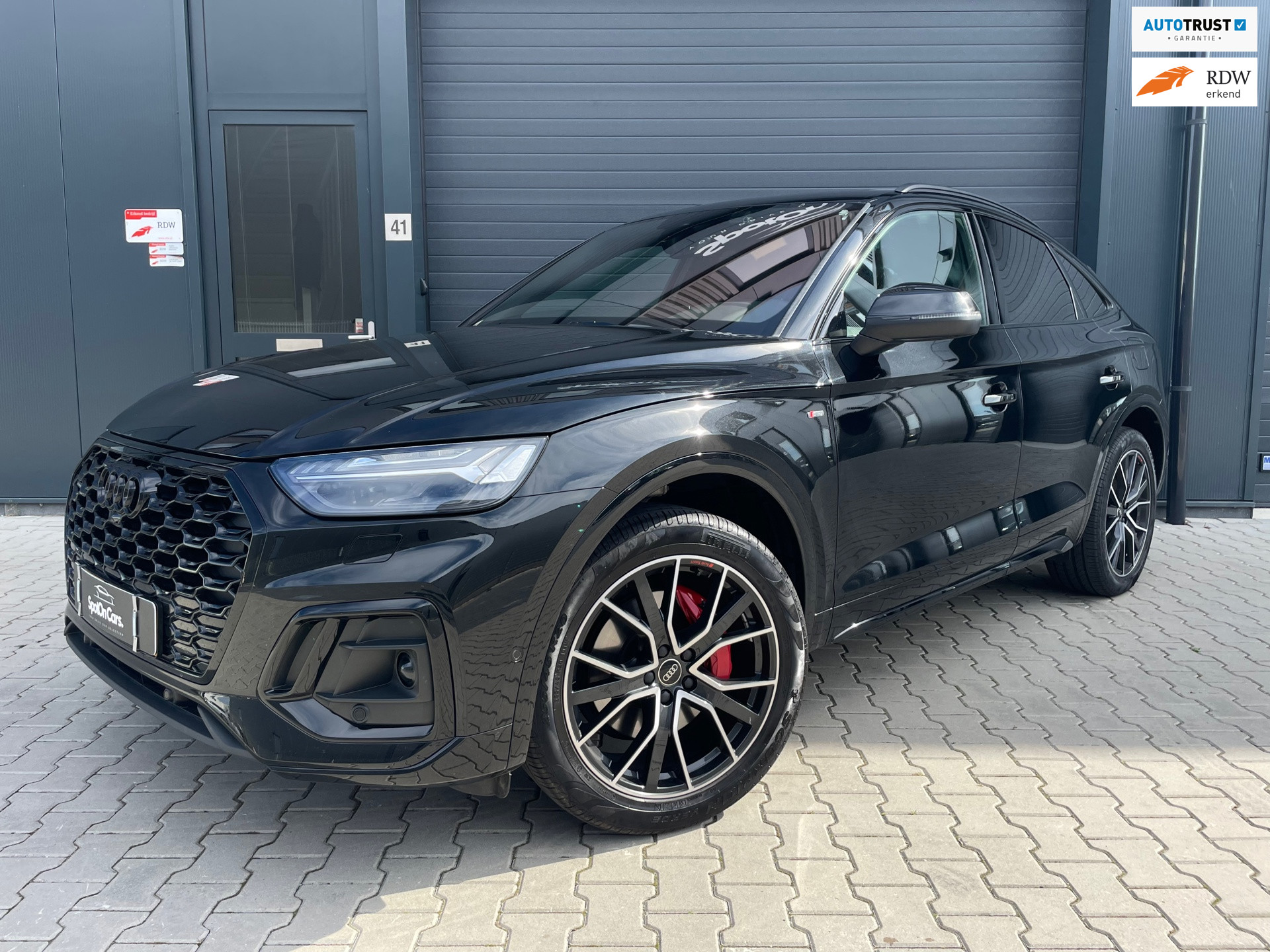 Audi Q5 Sportback 55 TFSI E 55 TFSI e S edition 3x S-Line PANO 360° CAMERA TREKHAAK 2025 - voorkant