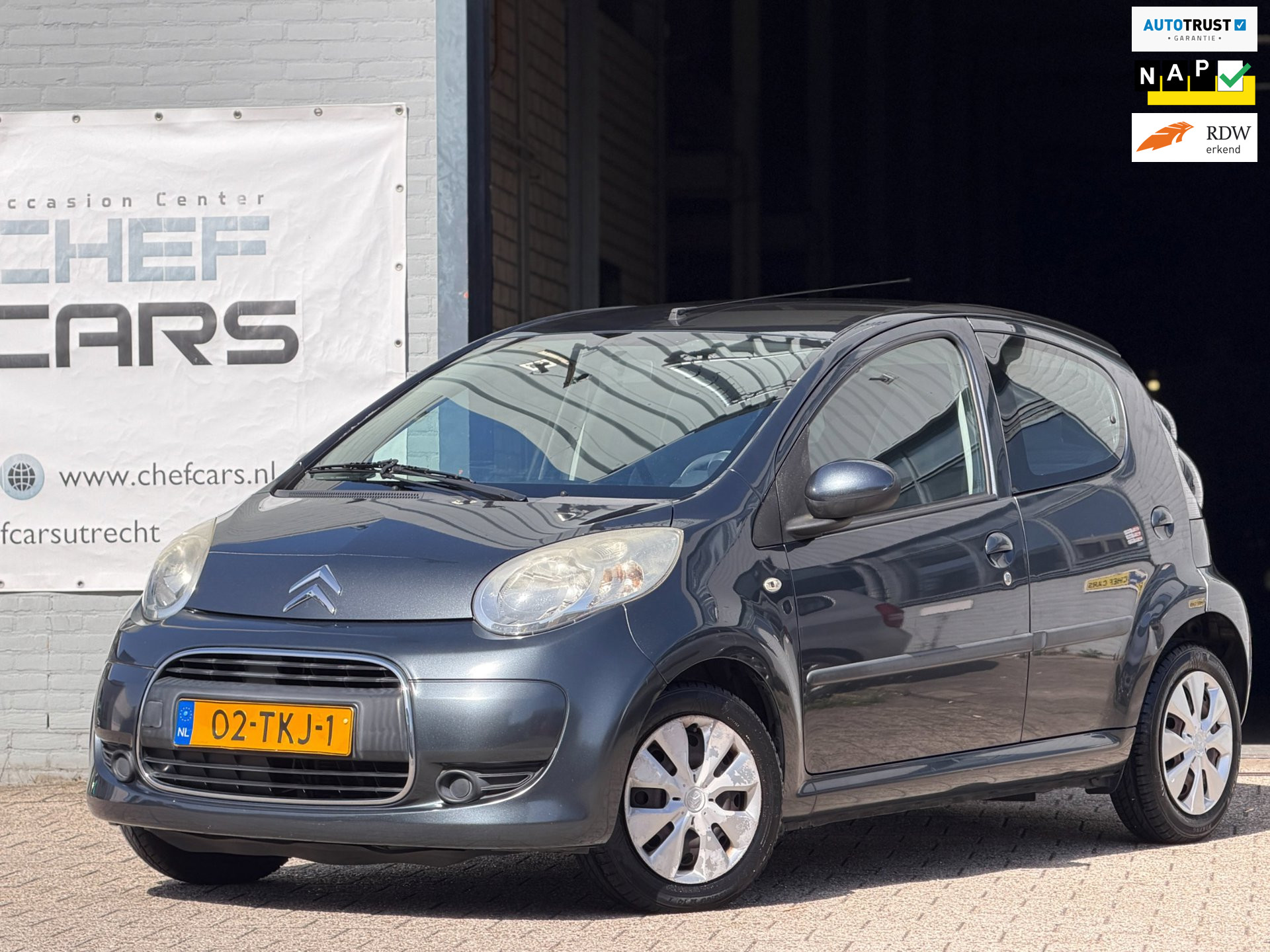 Citroen Citroen C1 1.0|NAP|AUTOMAAT|AIRCO|5DEURS|1EIGENAAR|DEALEROH! 2012 - voorkant